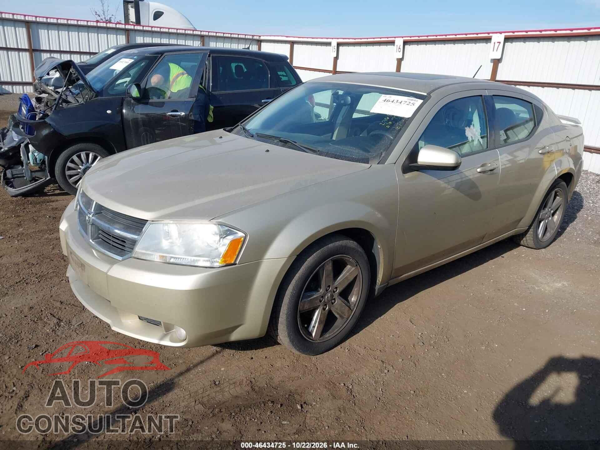 DODGE AVENGER 2010 - 1B3CC5FV8AN161299