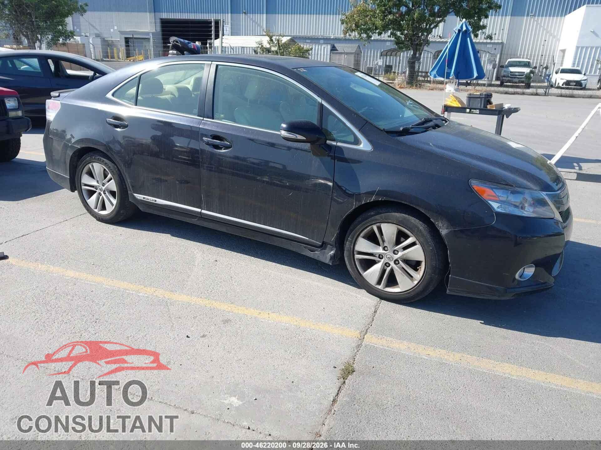 LEXUS HS 250H 2010 - JTHBB1BAXA2000994