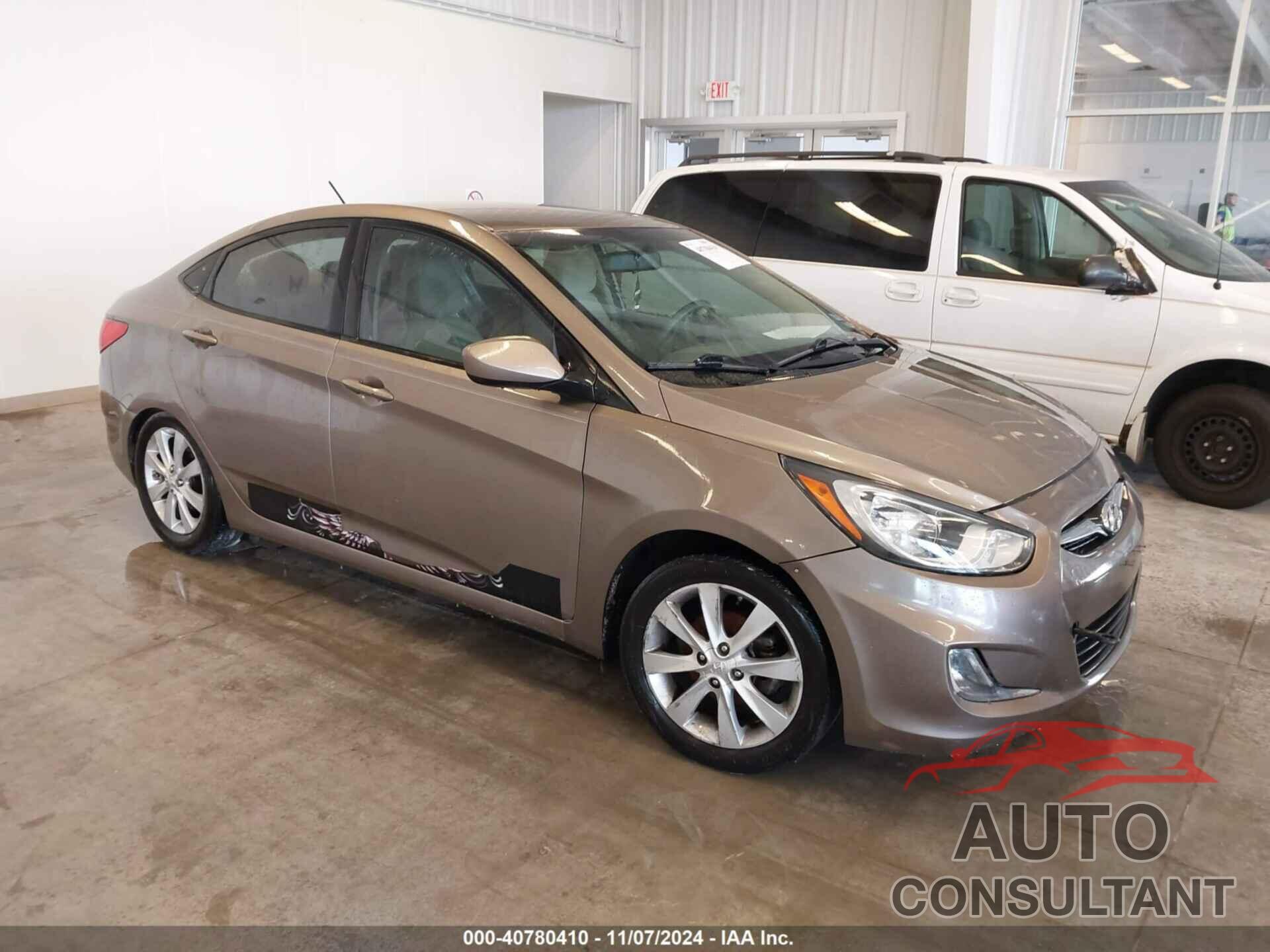 HYUNDAI ACCENT 2013 - KMHCU4AE4DU325487