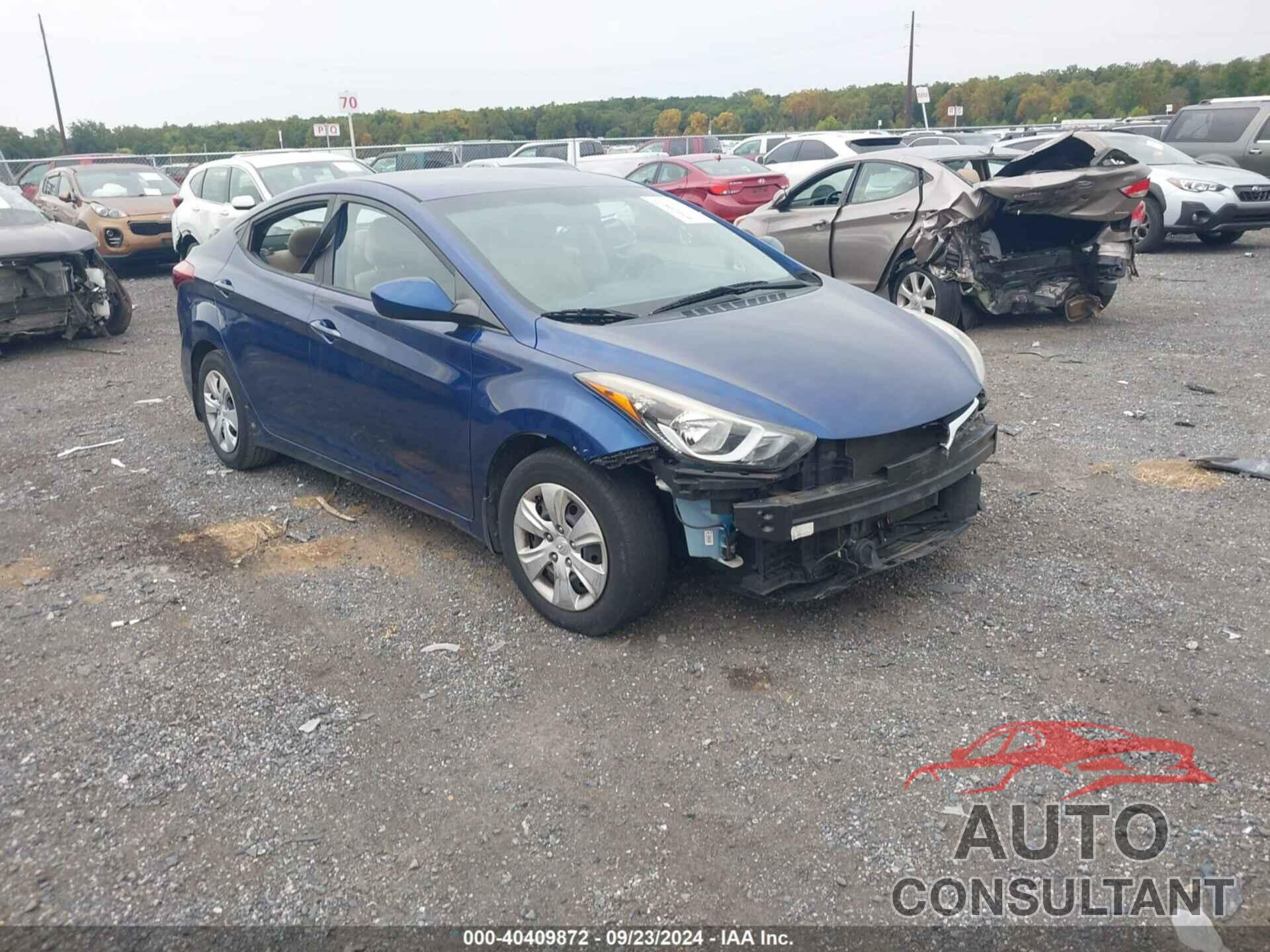 HYUNDAI ELANTRA 2016 - 5NPDH4AE6GH797380