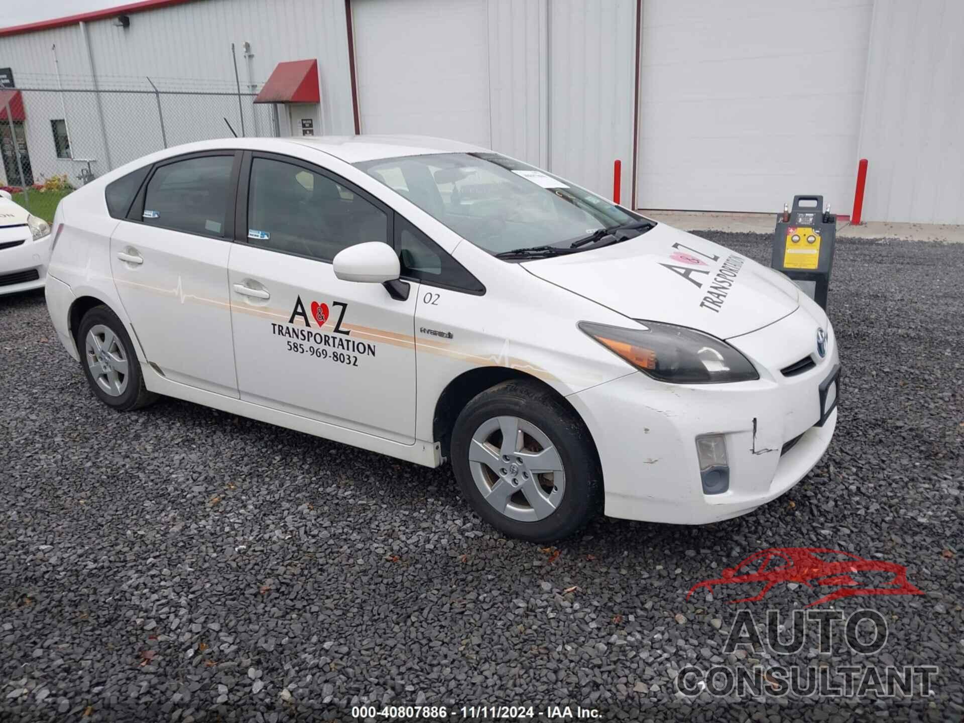 TOYOTA PRIUS 2011 - JTDKN3DU2B0291466