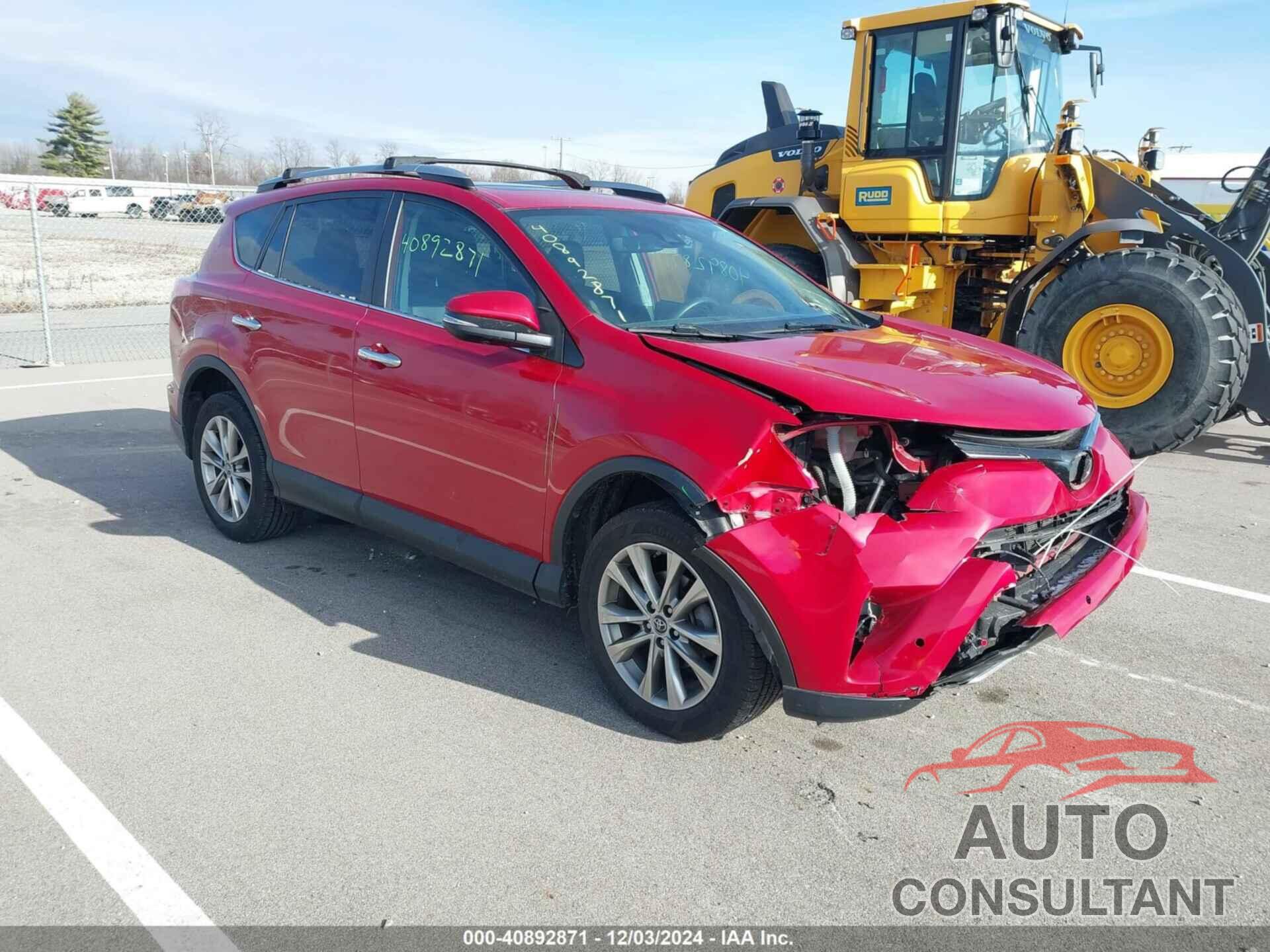 TOYOTA RAV4 2017 - 2T3DFREV7HW602328