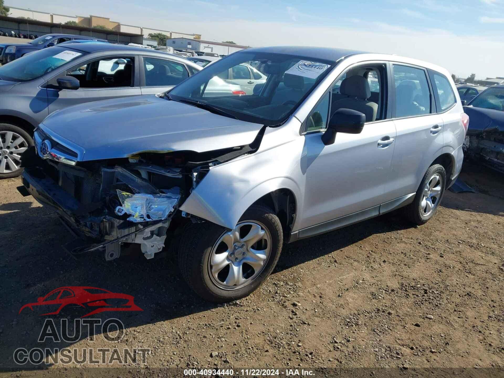 SUBARU FORESTER 2016 - JF2SJAAC3GH510330