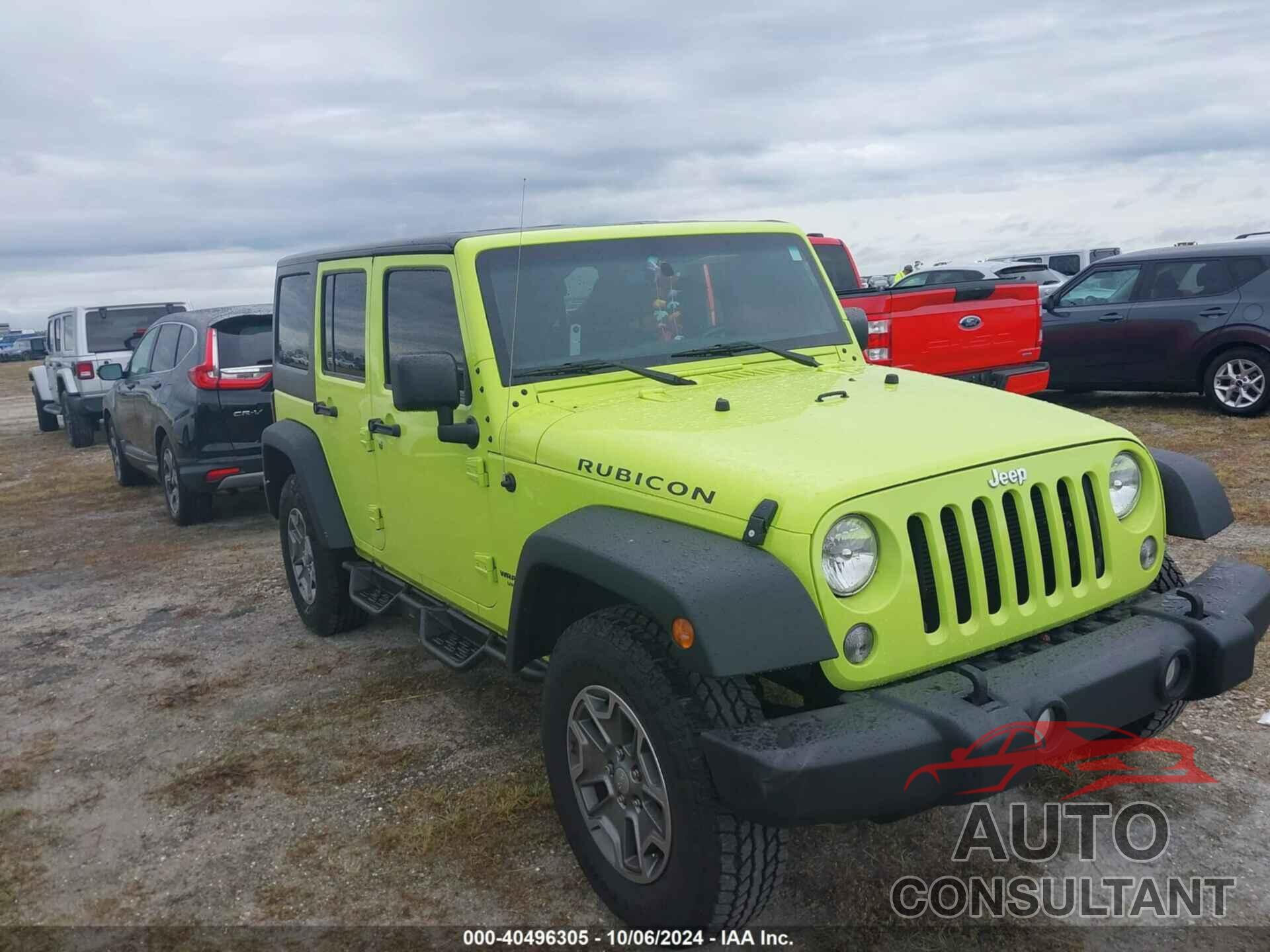 JEEP WRANGLER UNLIMITED 2016 - 1C4BJWFG2GL291512
