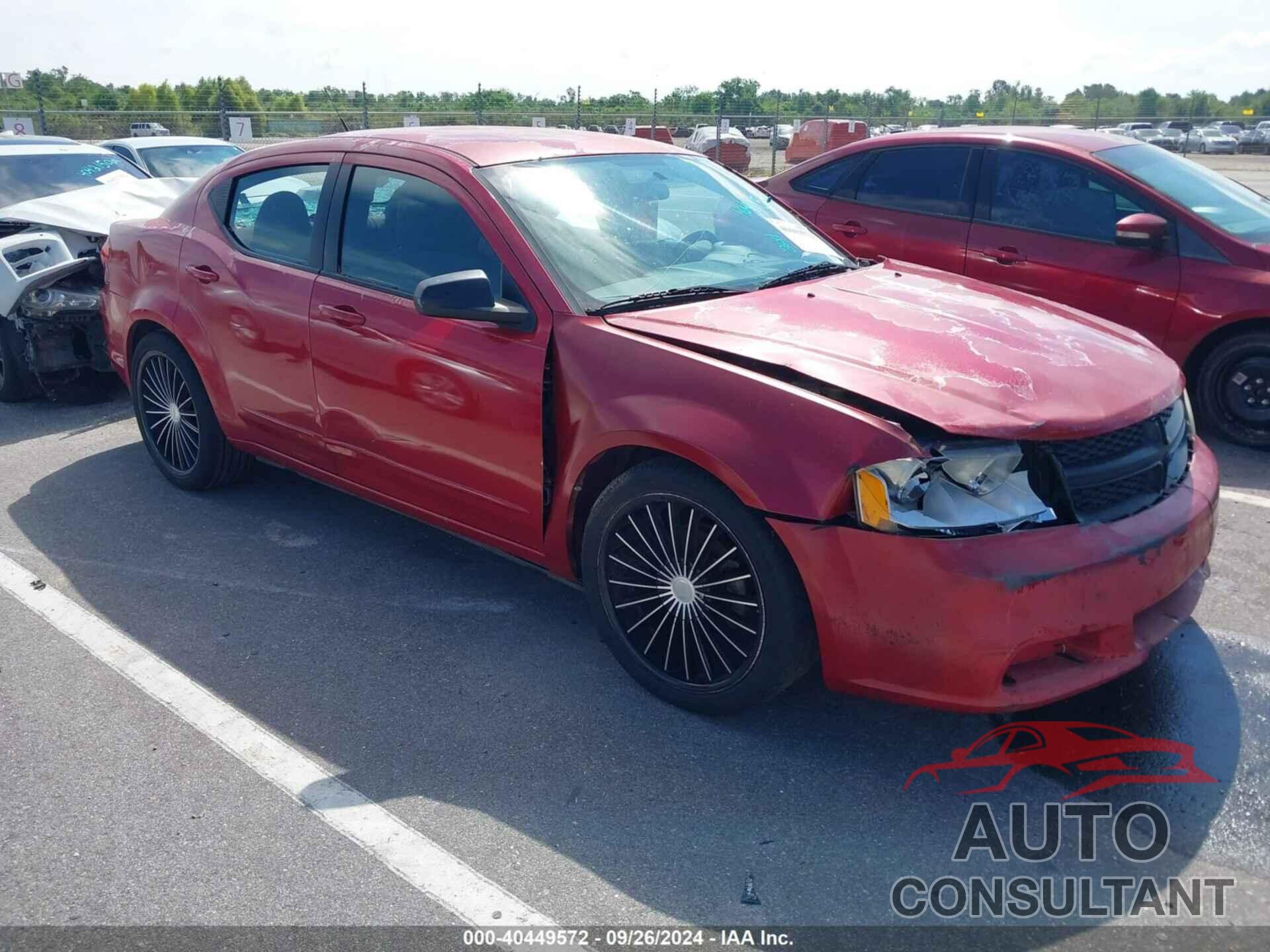 DODGE AVENGER 2011 - 1B3BD4FB4BN540777