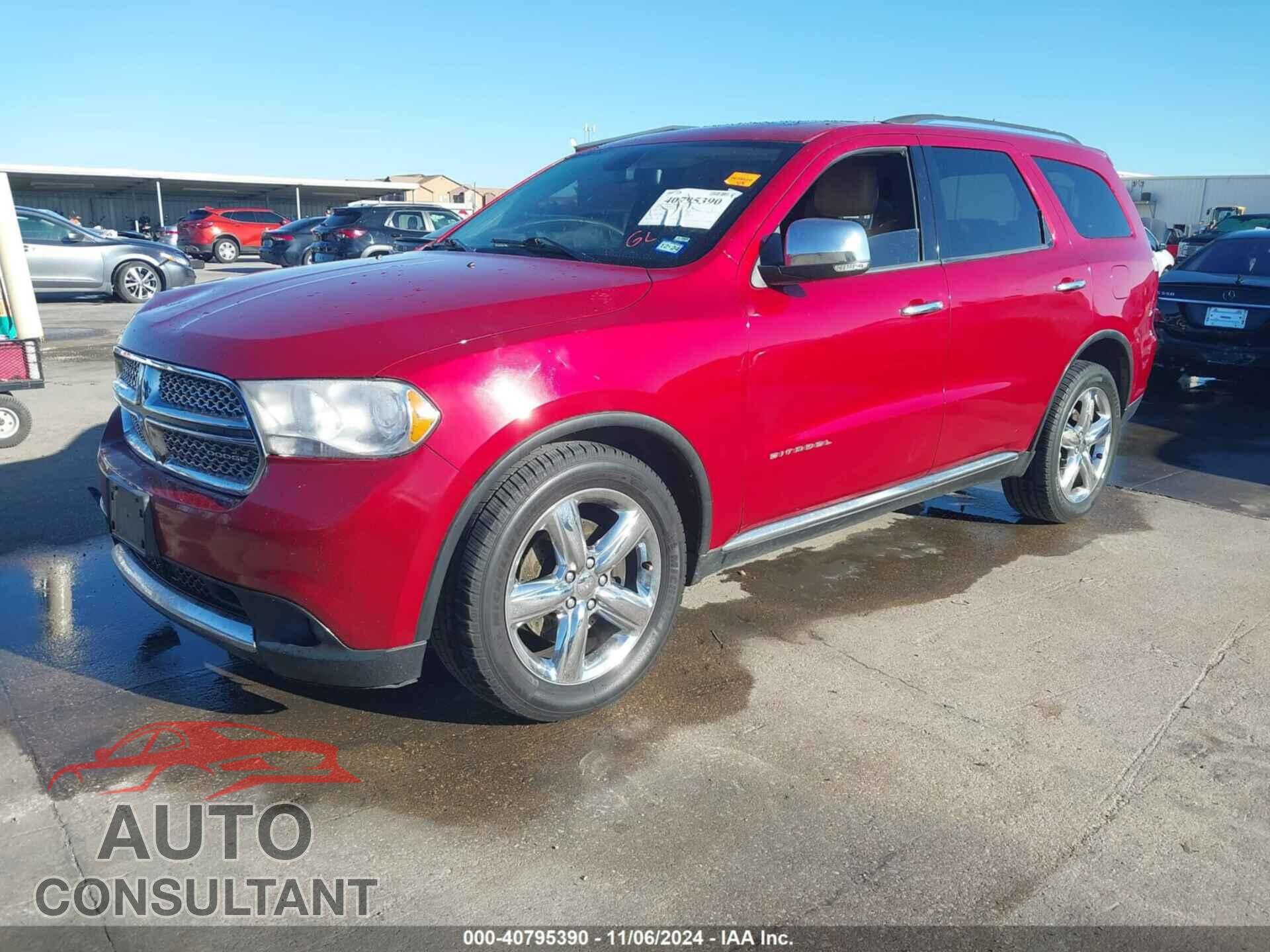 DODGE DURANGO 2011 - 1D4RD5GG9BC652938