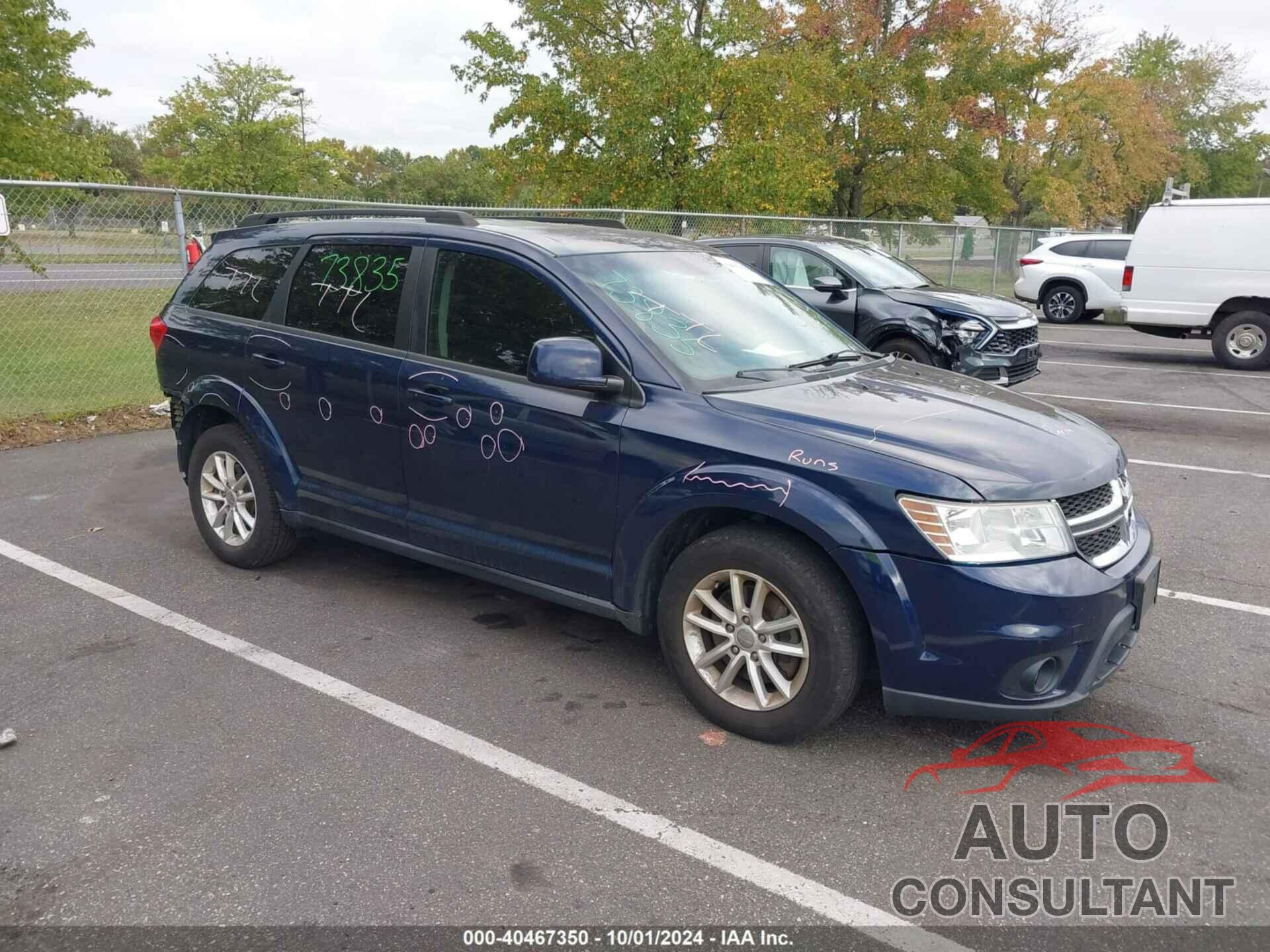 DODGE JOURNEY 2017 - 3C4PDCBG8HT537213