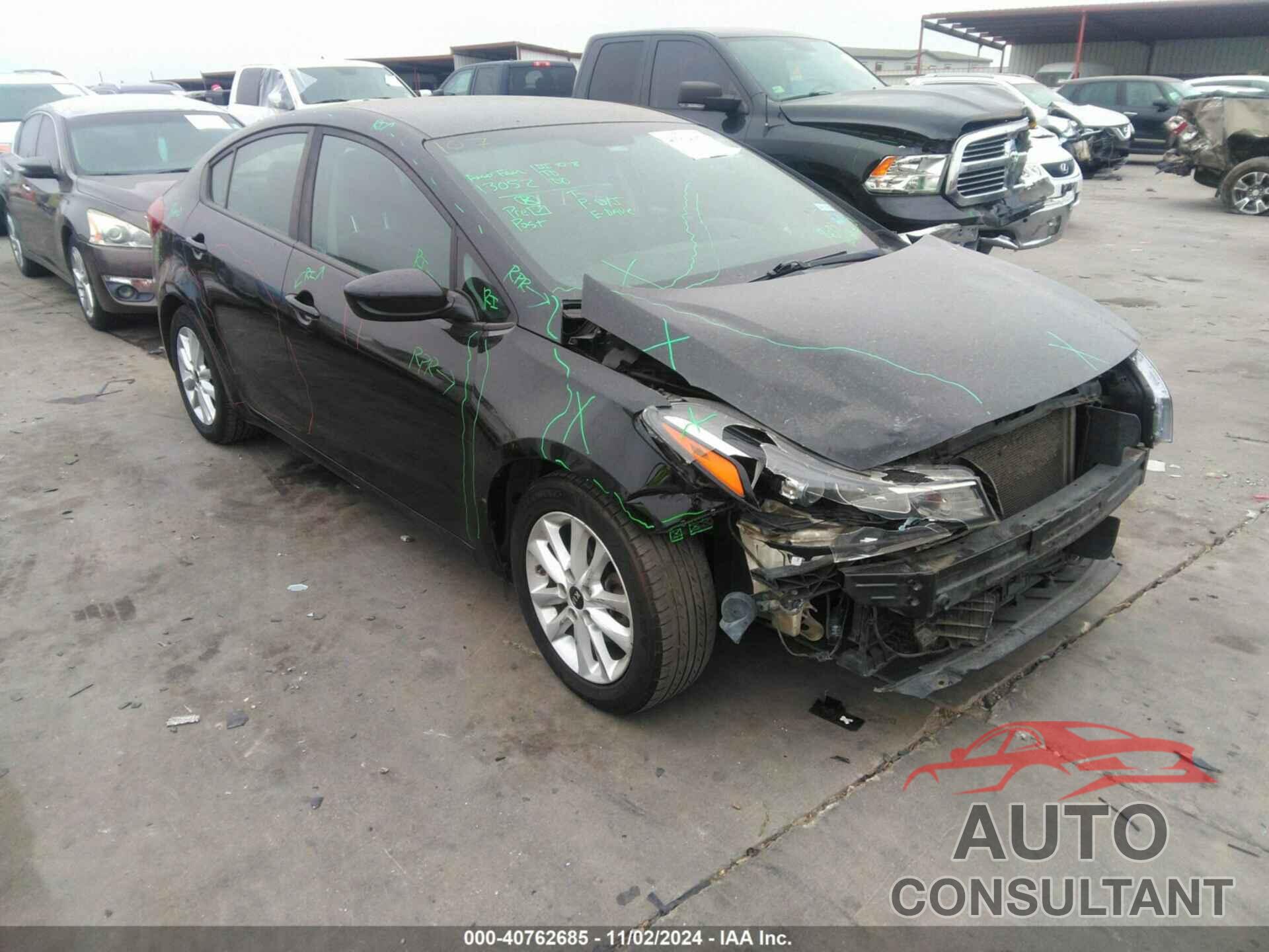 KIA FORTE 2017 - 3KPFL4A78HE006605