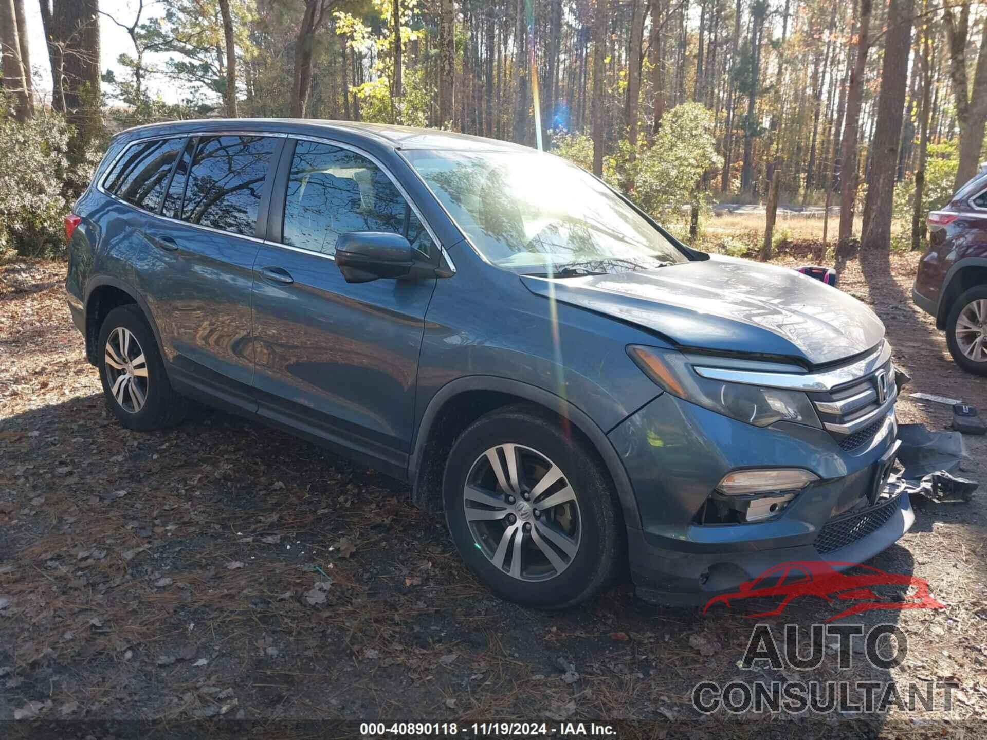 HONDA PILOT 2017 - 5FNYF5H78HB045040