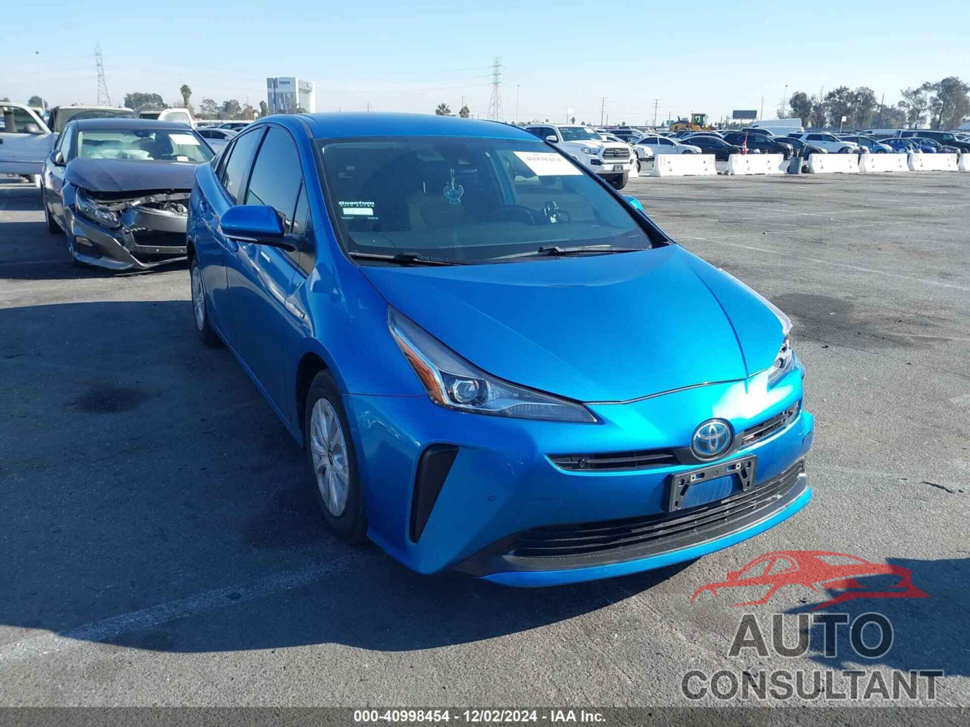 TOYOTA PRIUS 2021 - JTDKAMFUXM3134462