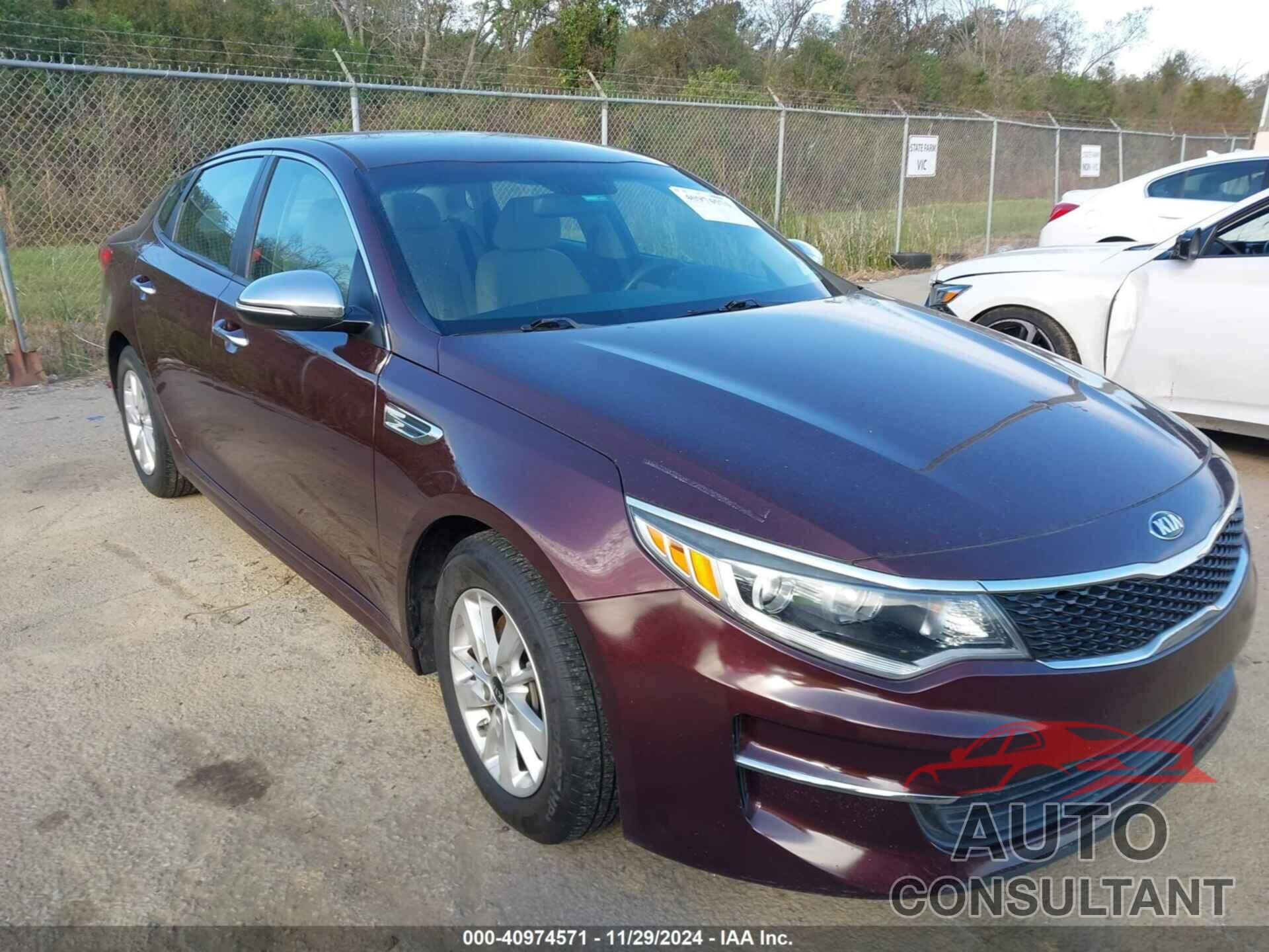 KIA OPTIMA 2016 - 5XXGT4L38GG036398