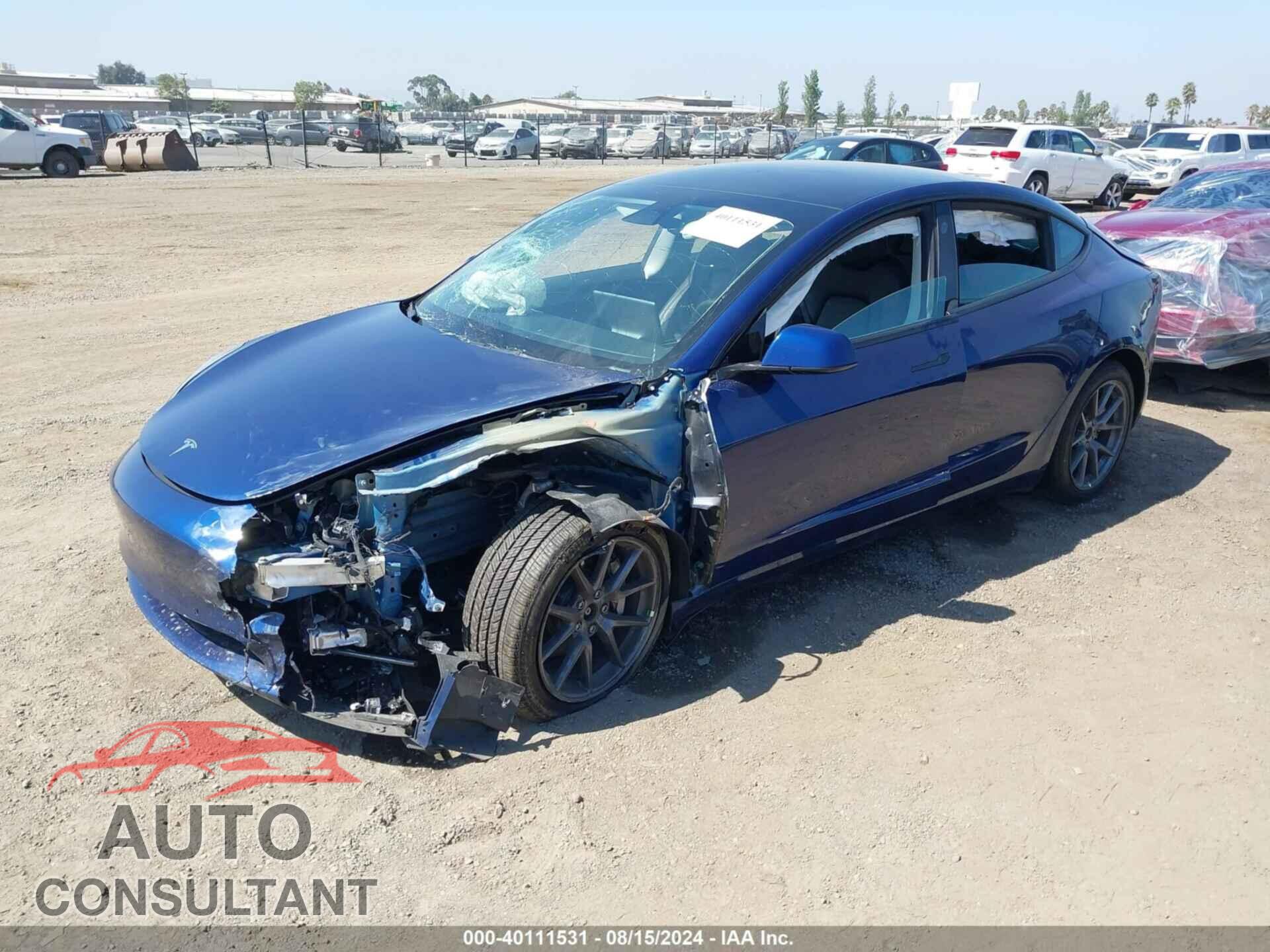 TESLA MODEL 3 2022 - 5YJ3E1EB8NF275512