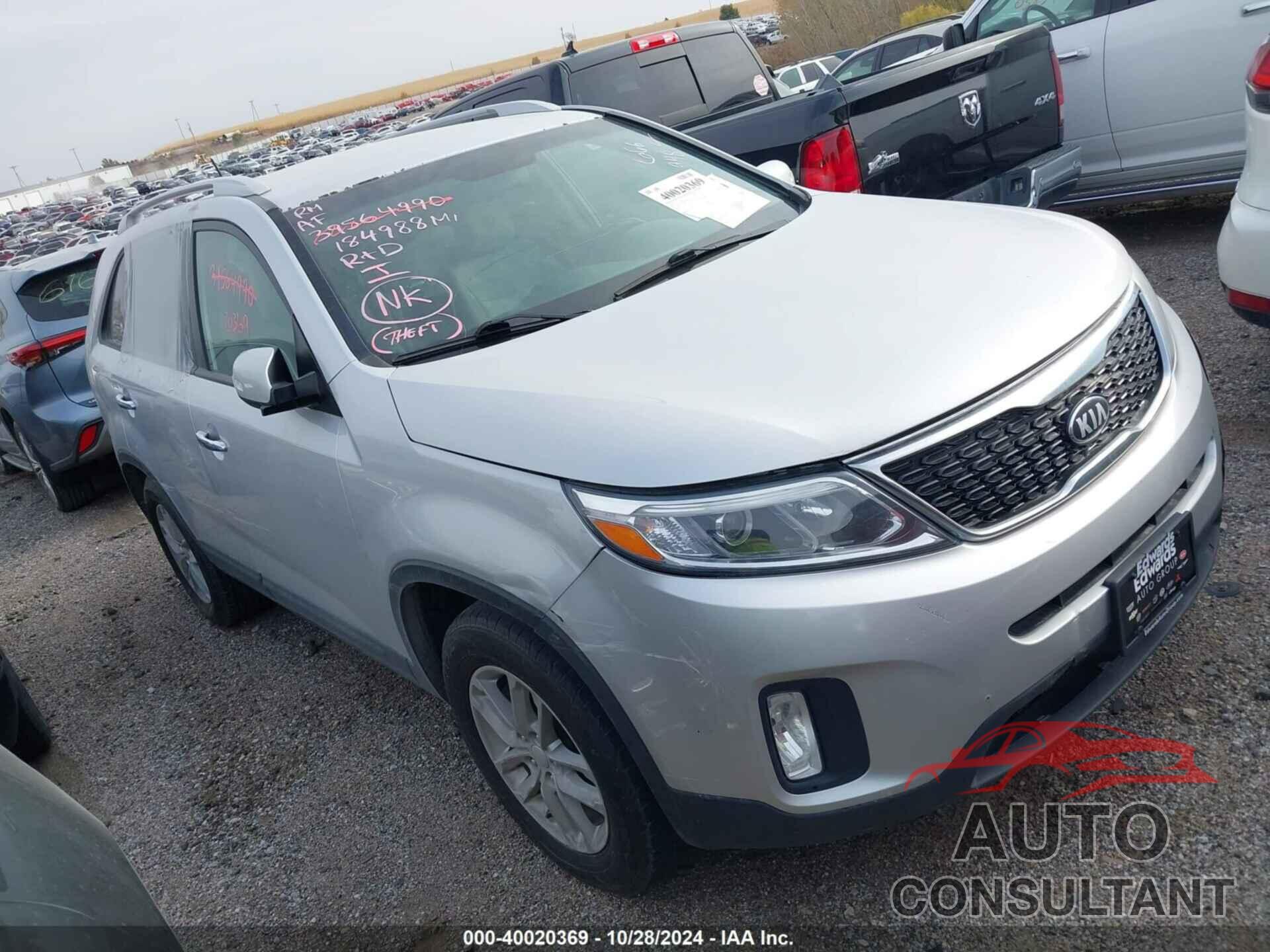 KIA SORENTO 2014 - 5XYKT4A61EG491481