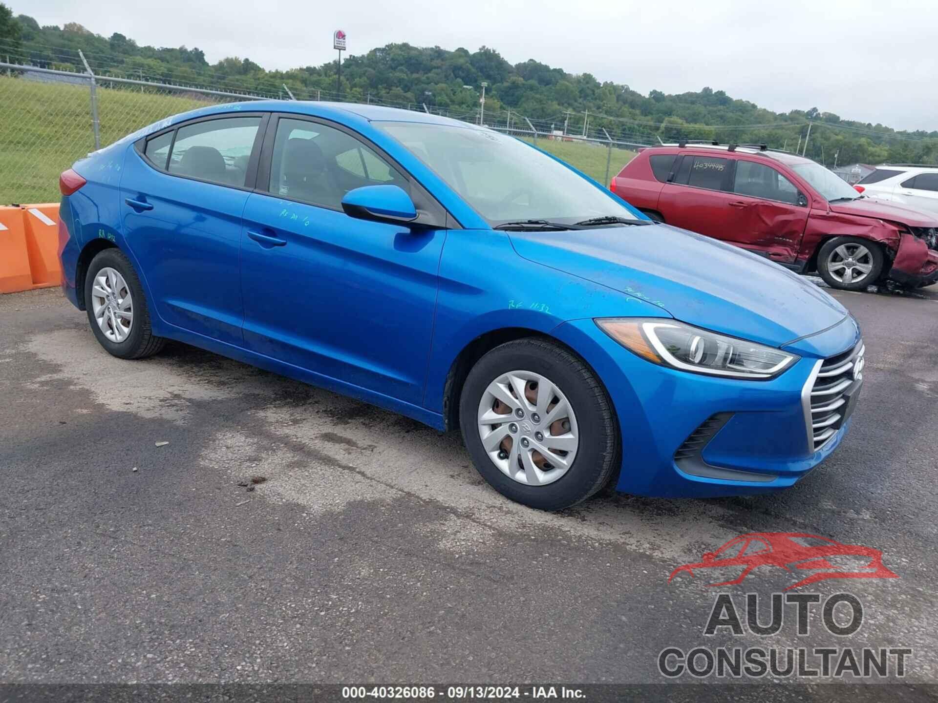 HYUNDAI ELANTRA 2017 - 5NPD74LF0HH112400