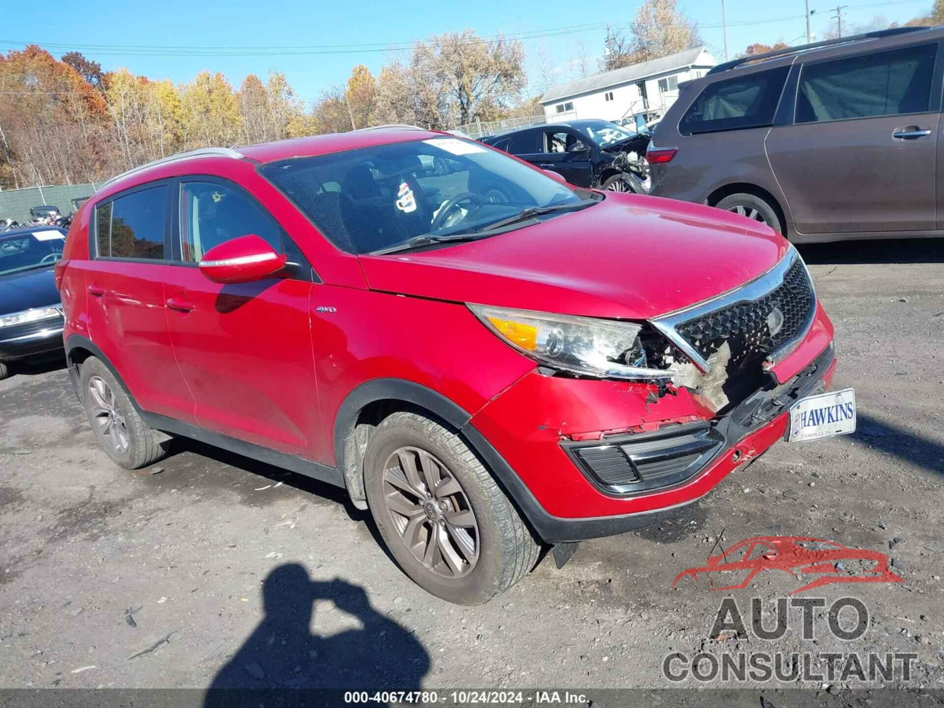 KIA SPORTAGE 2015 - KNDPBCAC1F7670529