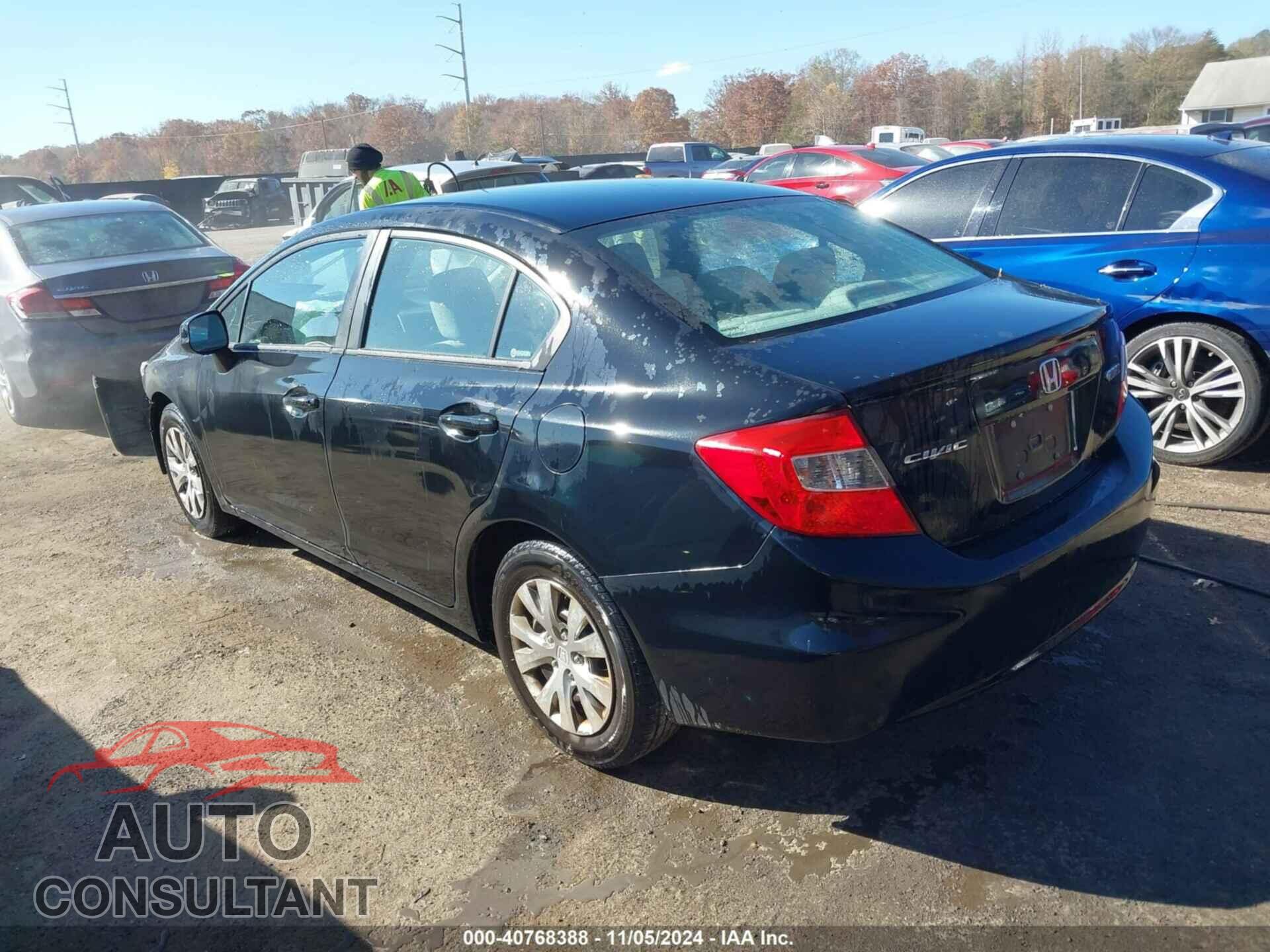 HONDA CIVIC 2012 - 19XFB2F56CE338971