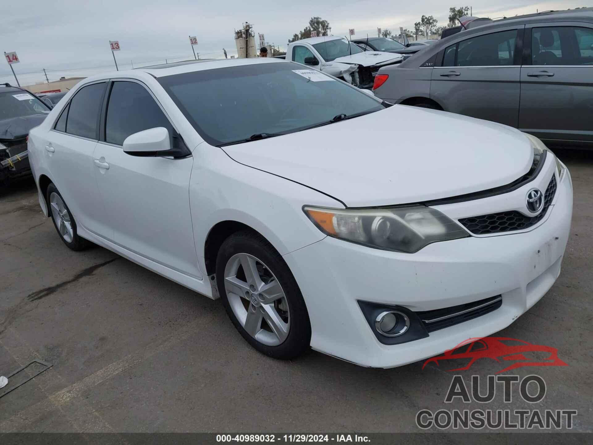 TOYOTA CAMRY 2012 - 4T1BF1FK0CU516390