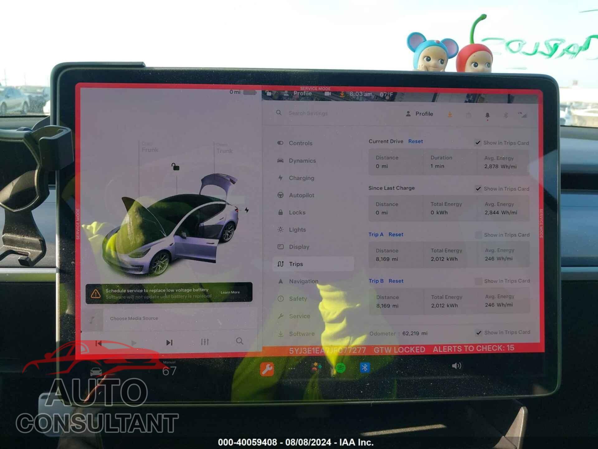 TESLA MODEL 3 2018 - 5YJ3E1EA7JF077277