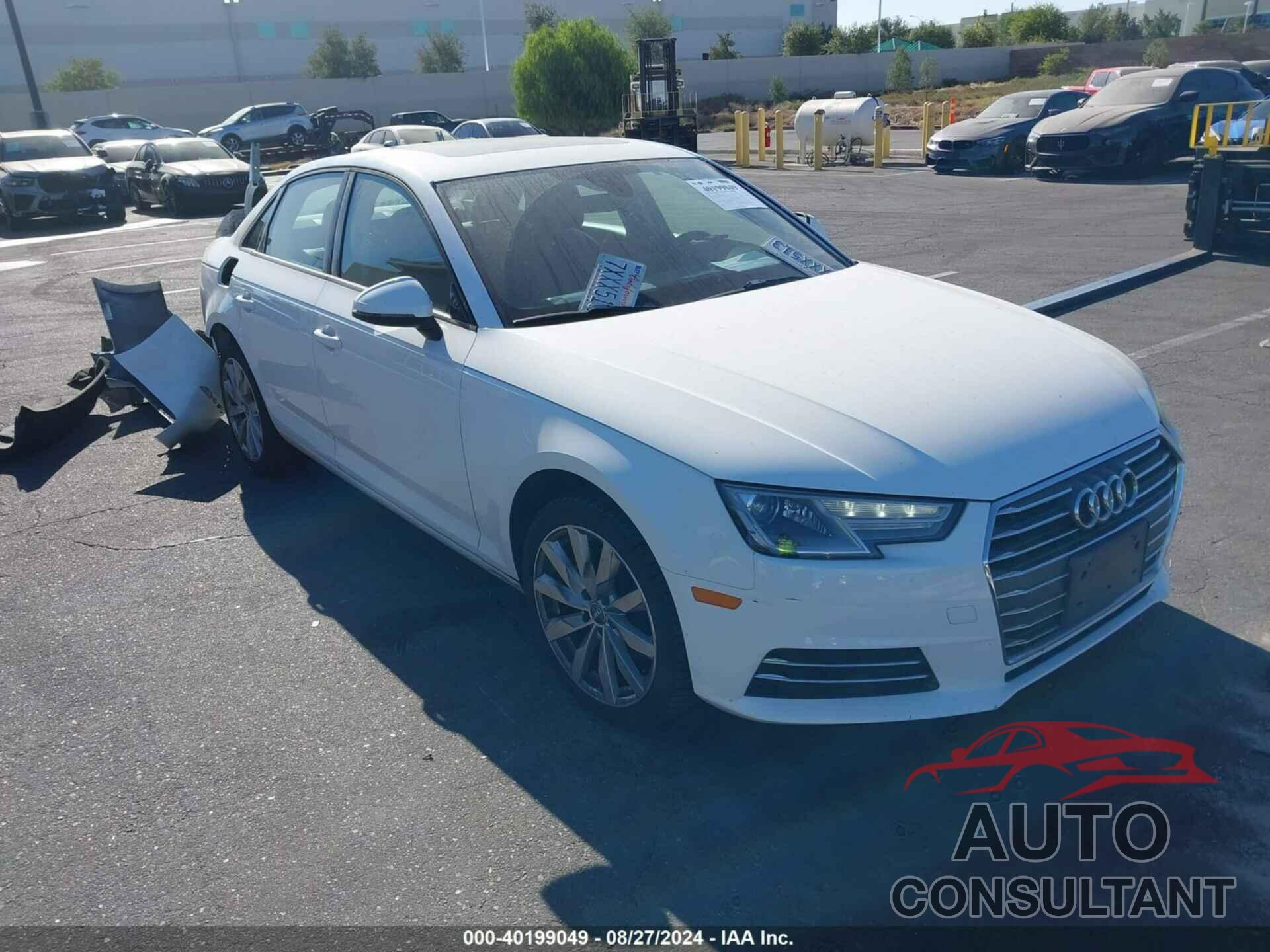 AUDI A4 2017 - WAUGMAF43HN059350