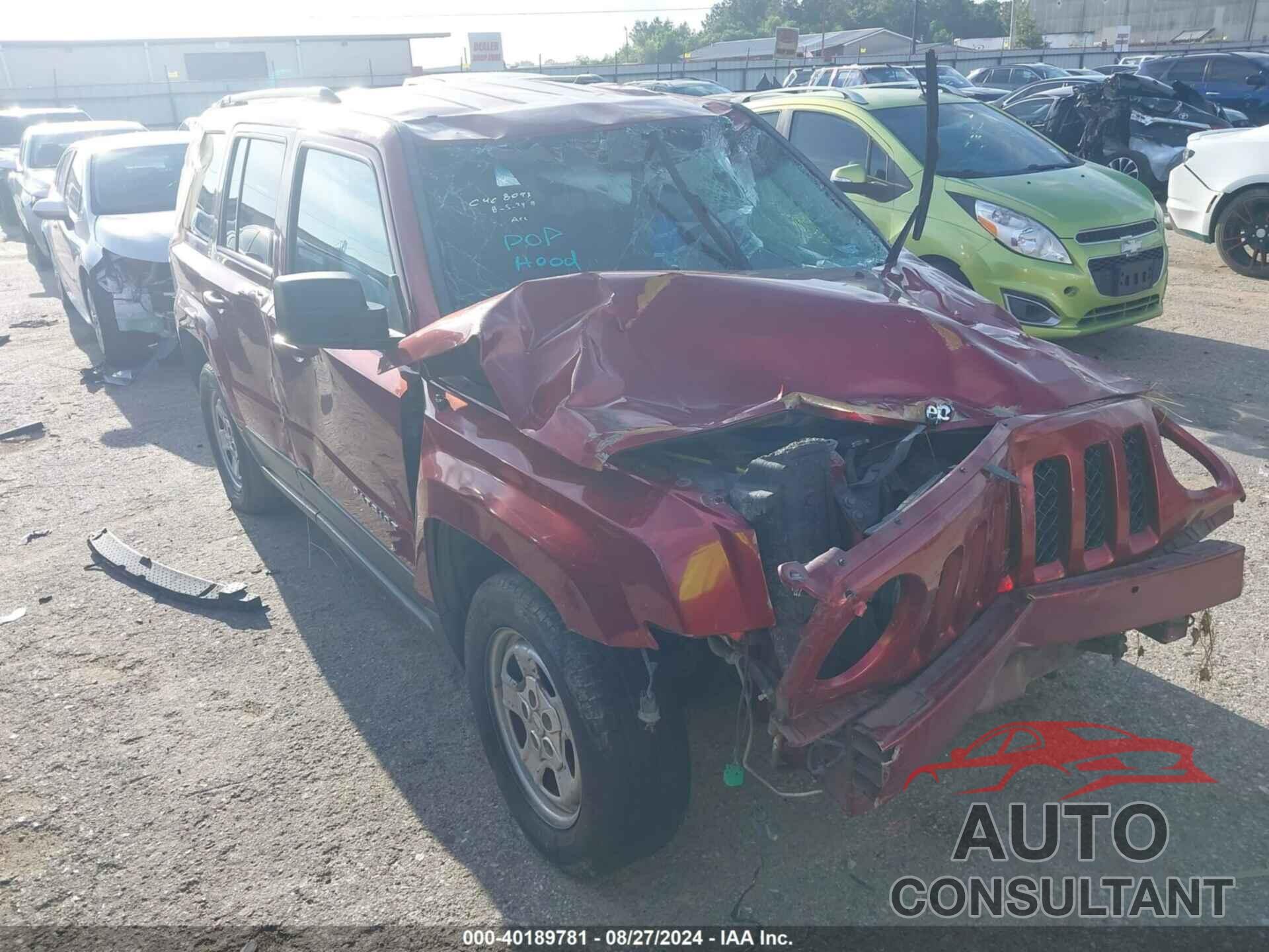 JEEP PATRIOT 2017 - 1C4NJPBA7HD145302