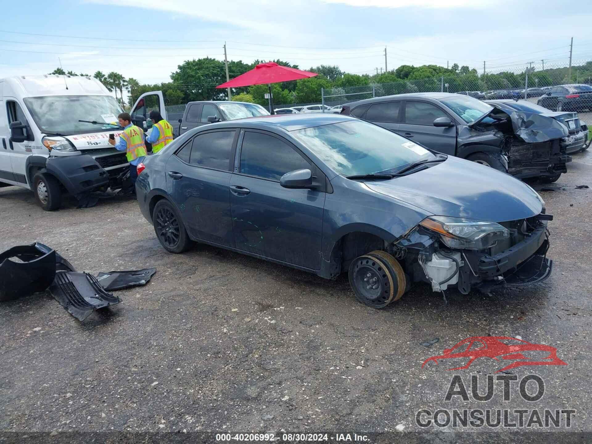 TOYOTA COROLLA 2017 - 2T1BURHE9HC800363