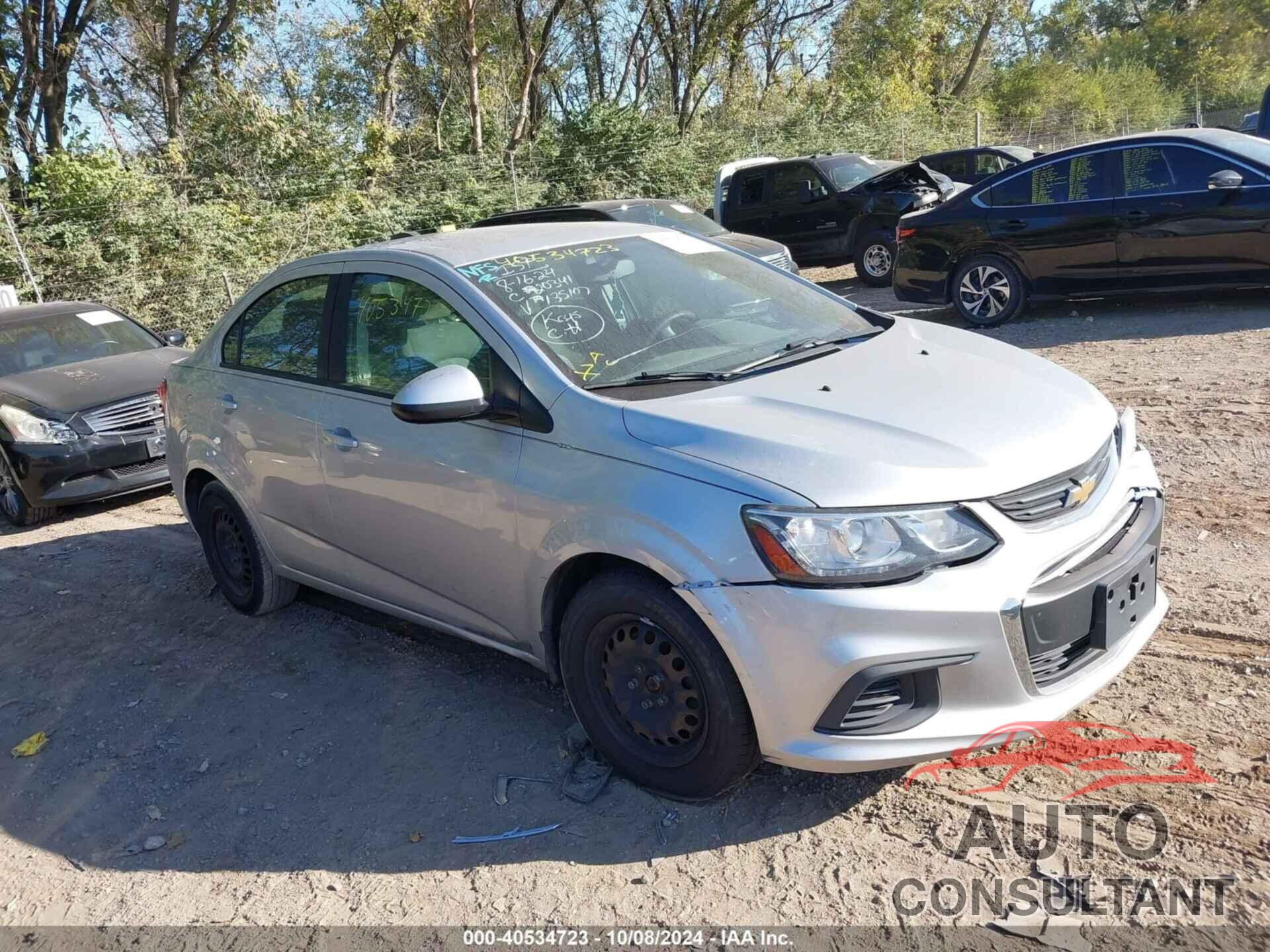 CHEVROLET SONIC 2017 - 1G1JB5SH6H4135107