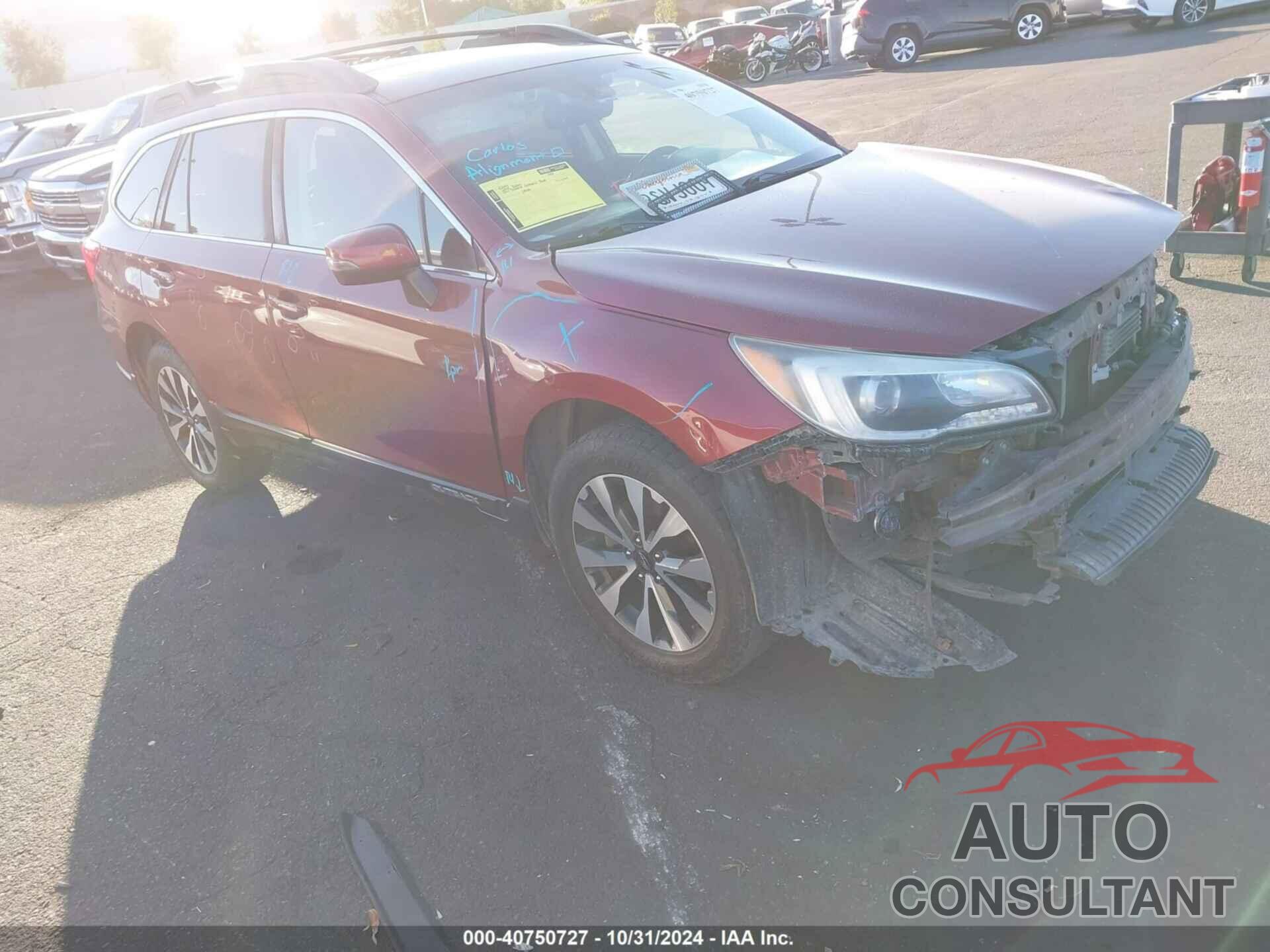 SUBARU OUTBACK 2017 - 4S4BSANC2H3395574