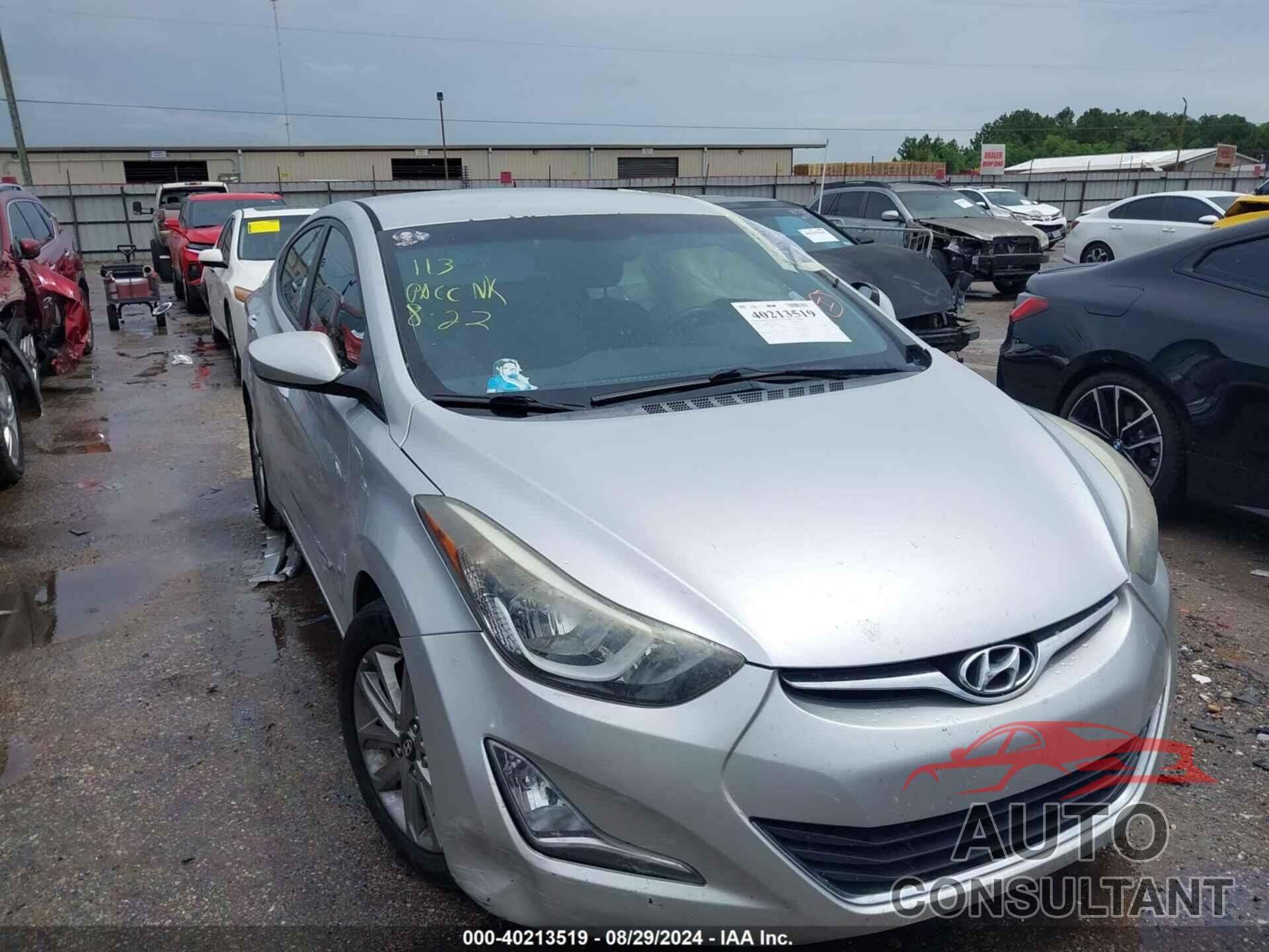 HYUNDAI ELANTRA 2016 - 5NPDH4AE0GH659625