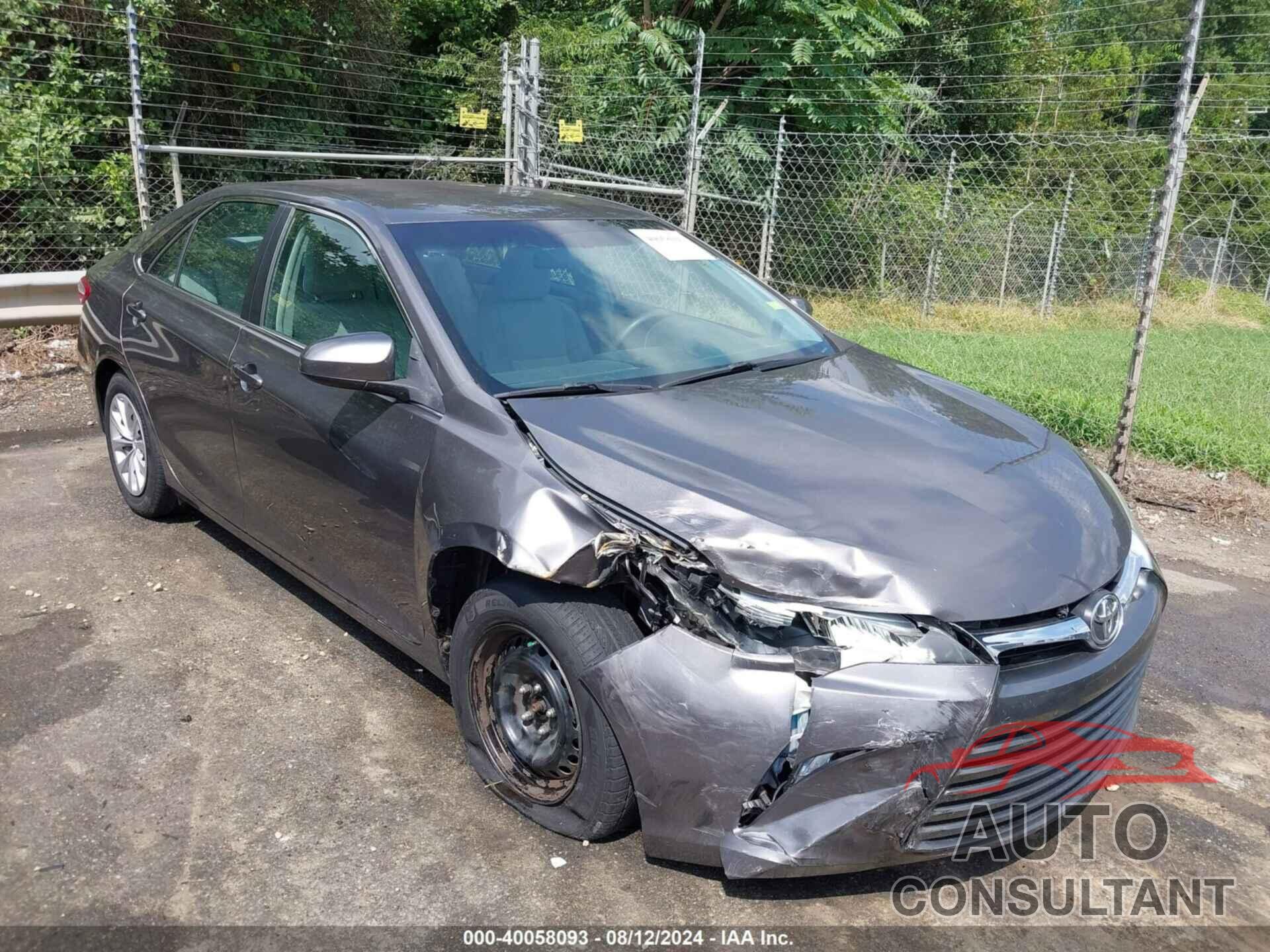 TOYOTA CAMRY 2016 - 4T4BF1FK9GR572338