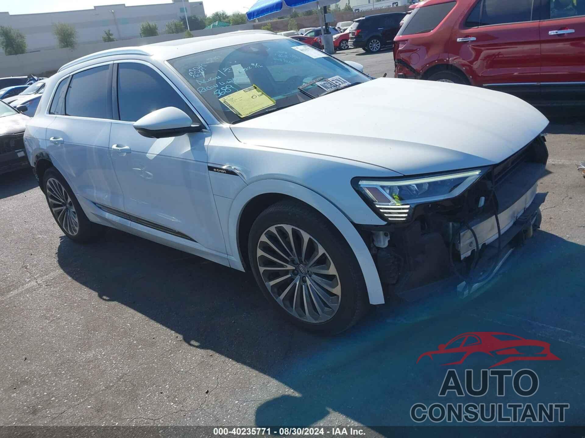 AUDI E-TRON 2019 - WA1VABGE3KB011317