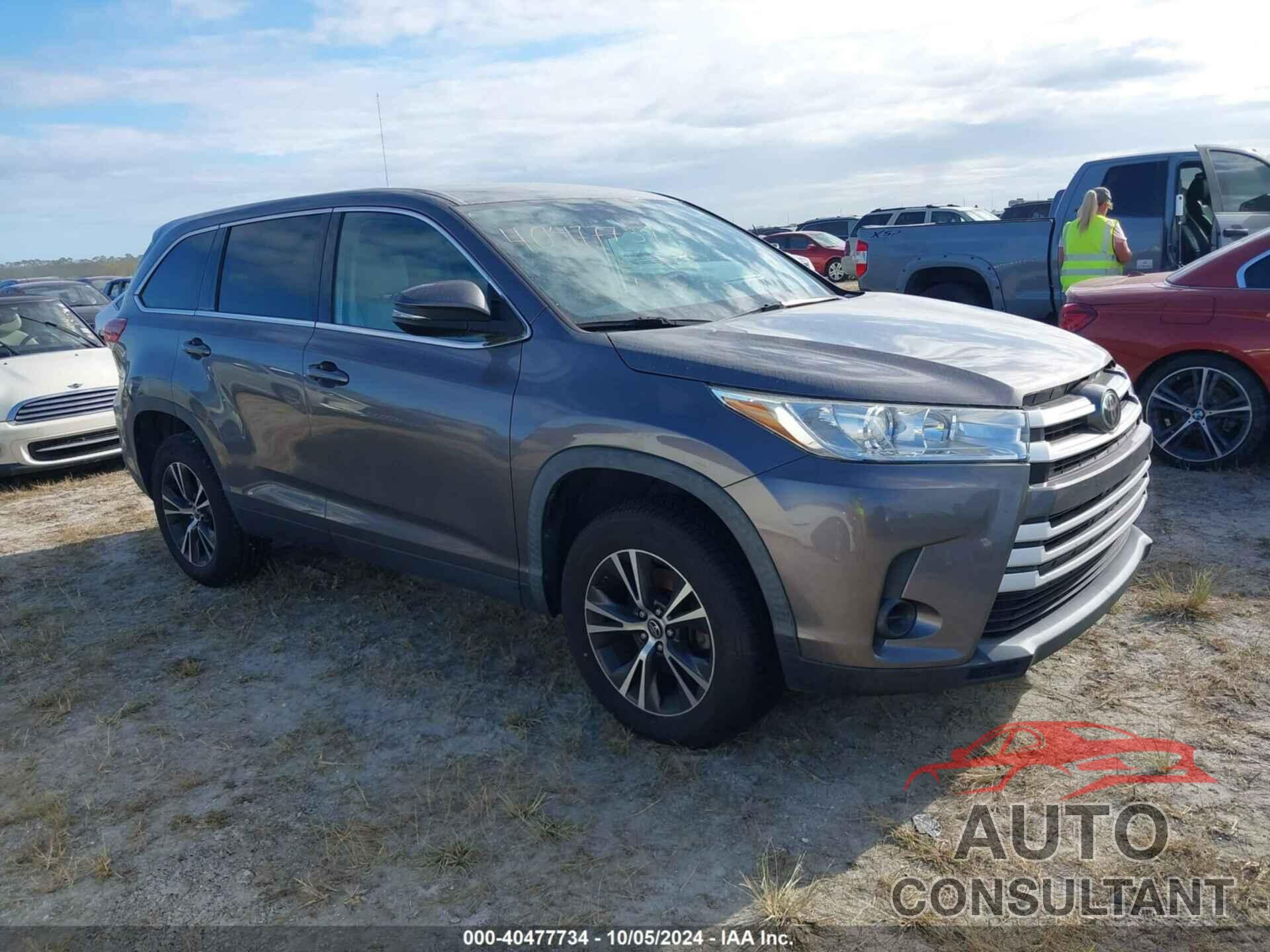 TOYOTA HIGHLANDER 2019 - 5TDZARFH6KS053436