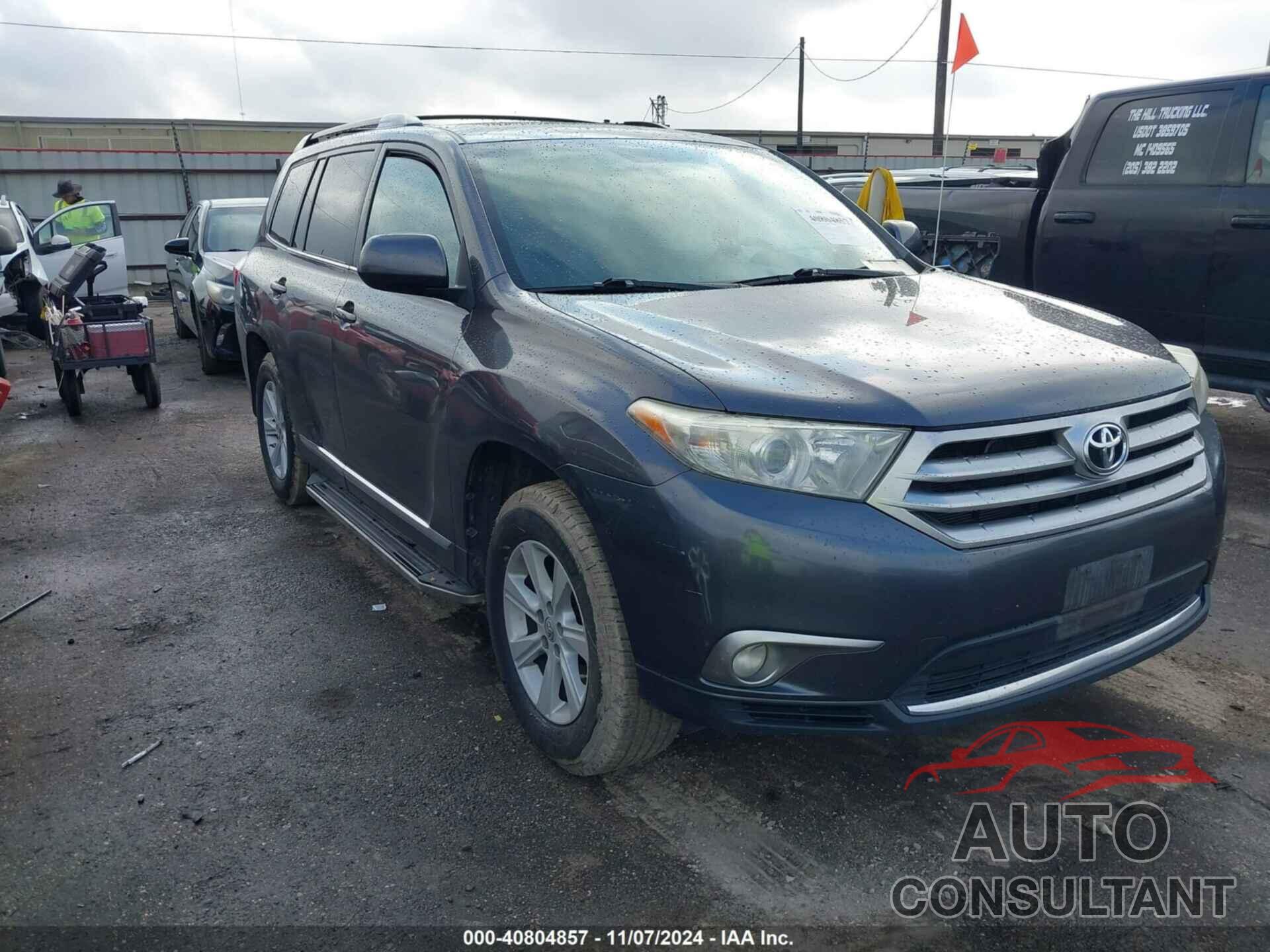 TOYOTA HIGHLANDER 2013 - 5TDZK3EH8DS117801