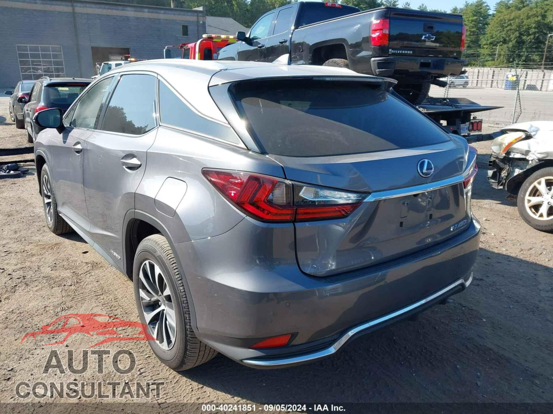 LEXUS RX 450H 2020 - 2T2HGMDA5LC047216