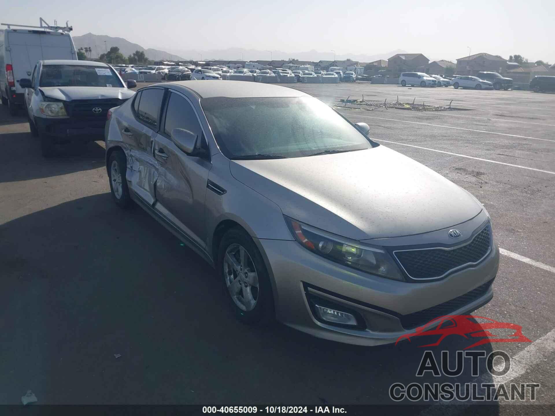 KIA OPTIMA 2015 - KNAGM4A70F5551317