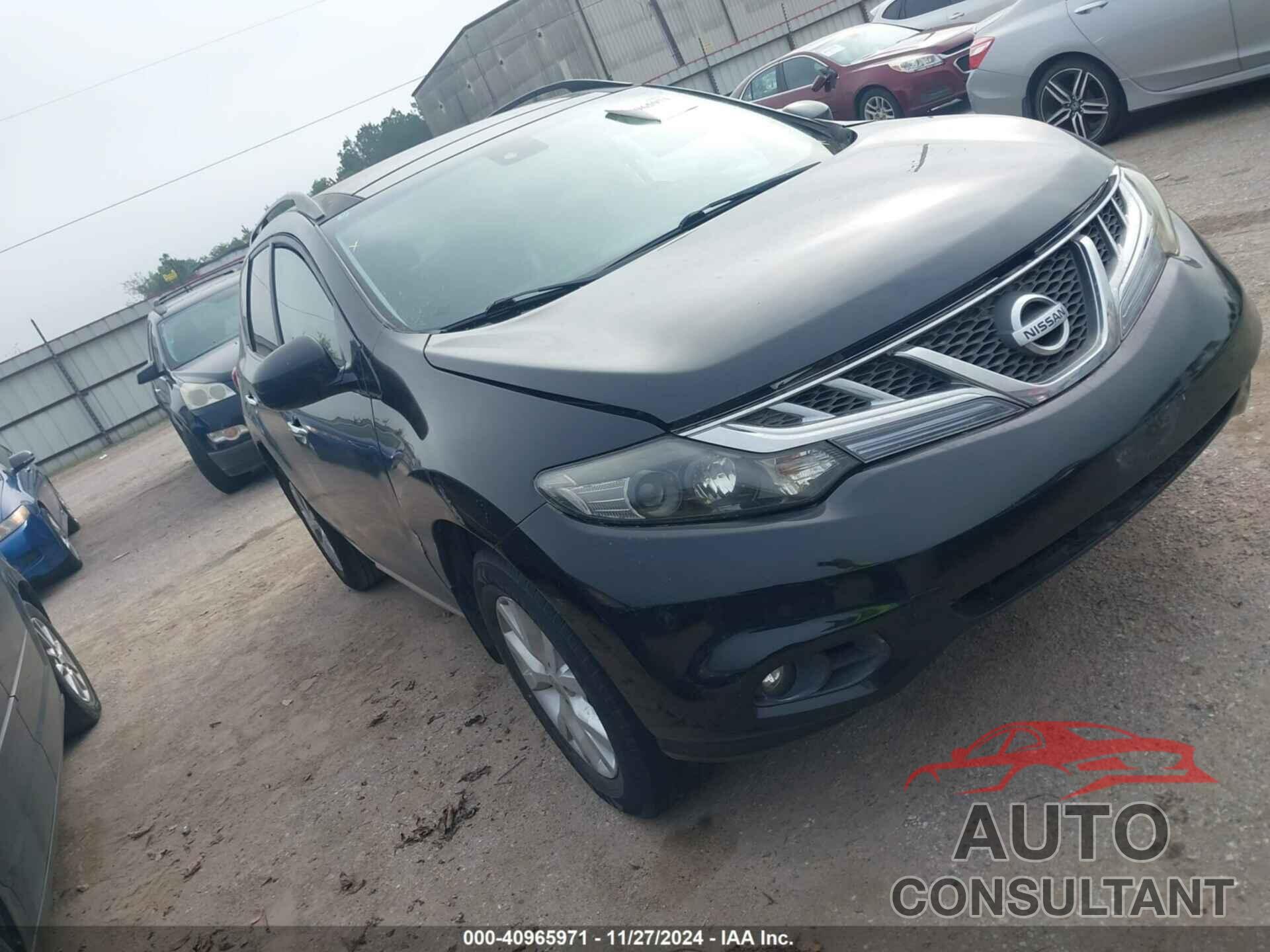 NISSAN MURANO 2012 - JN8AZ1MU7CW109932