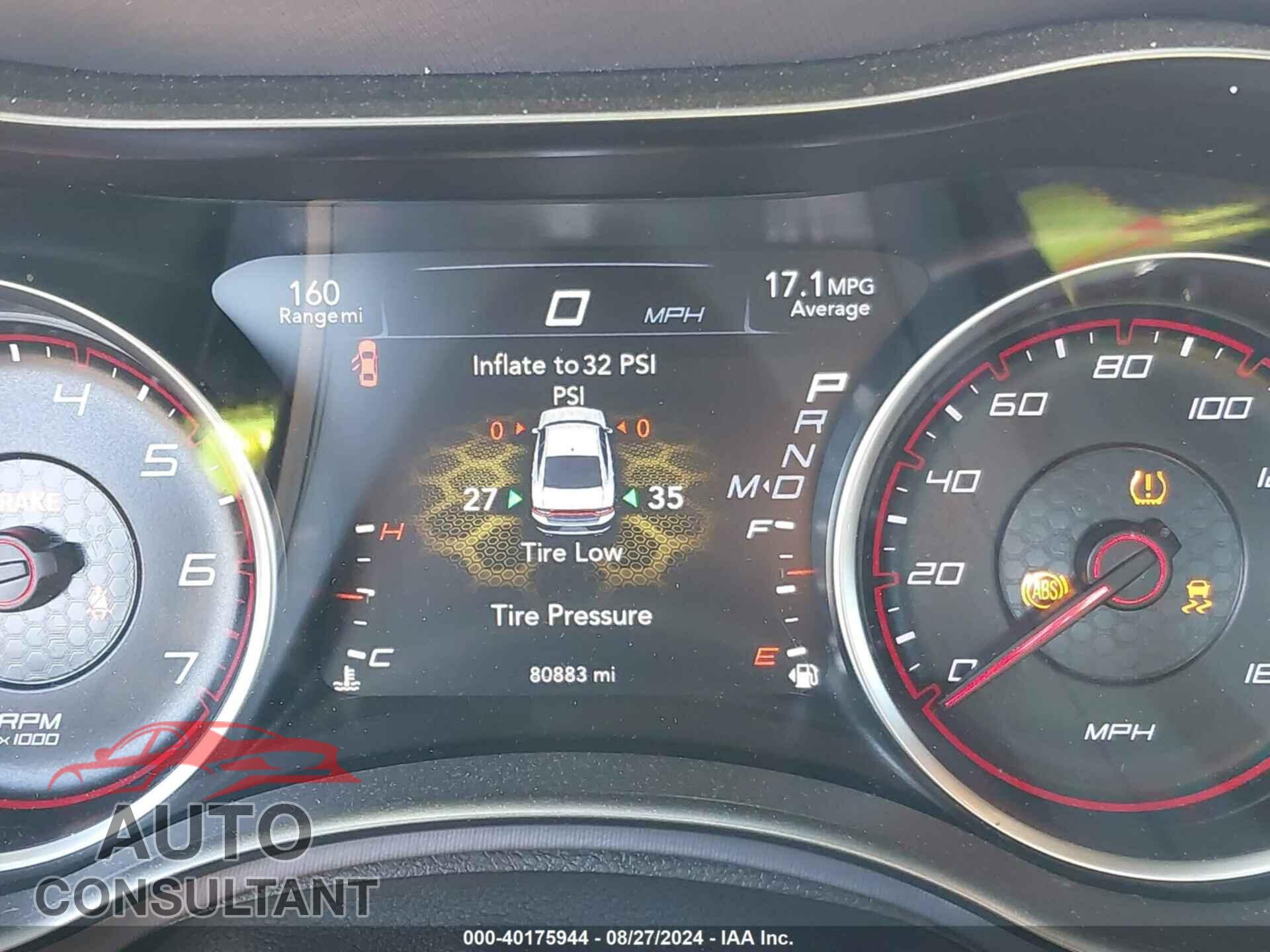 DODGE CHARGER 2019 - 2C3CDXCT5KH643379