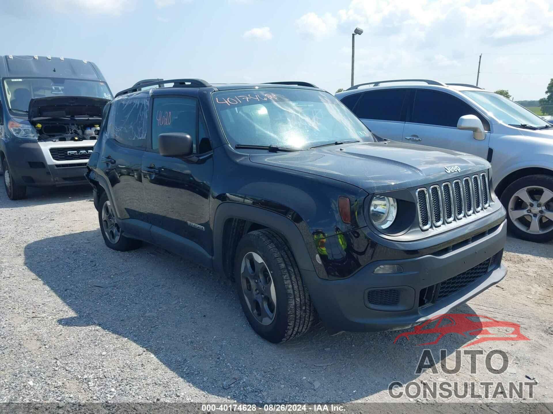 JEEP RENEGADE 2016 - ZACCJAAT8GPD92920