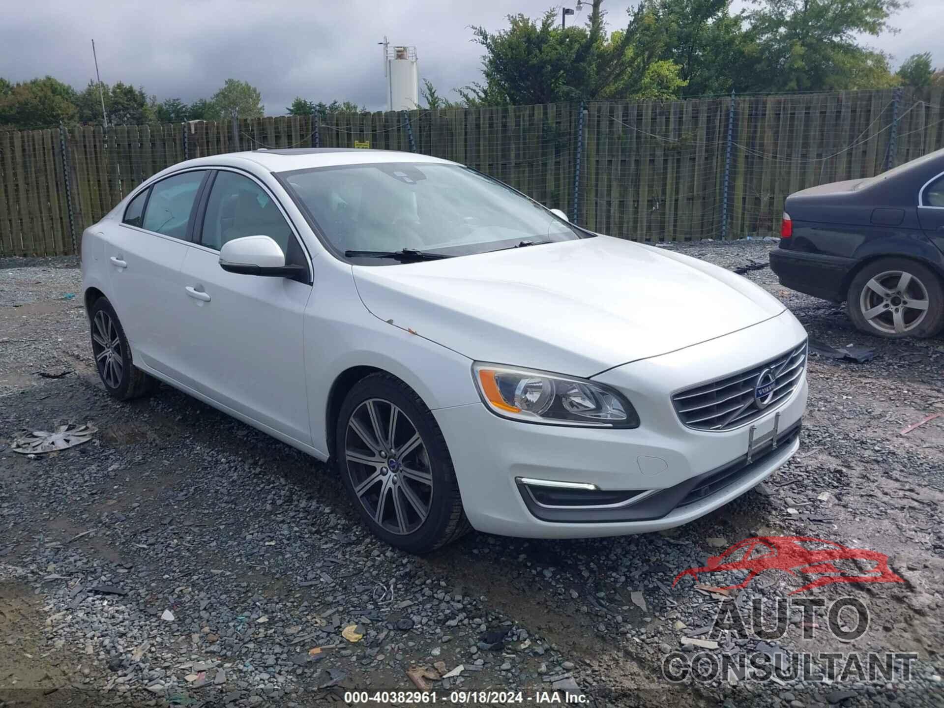 VOLVO S60 INSCRIPTION 2016 - LYV402FK3GB109314