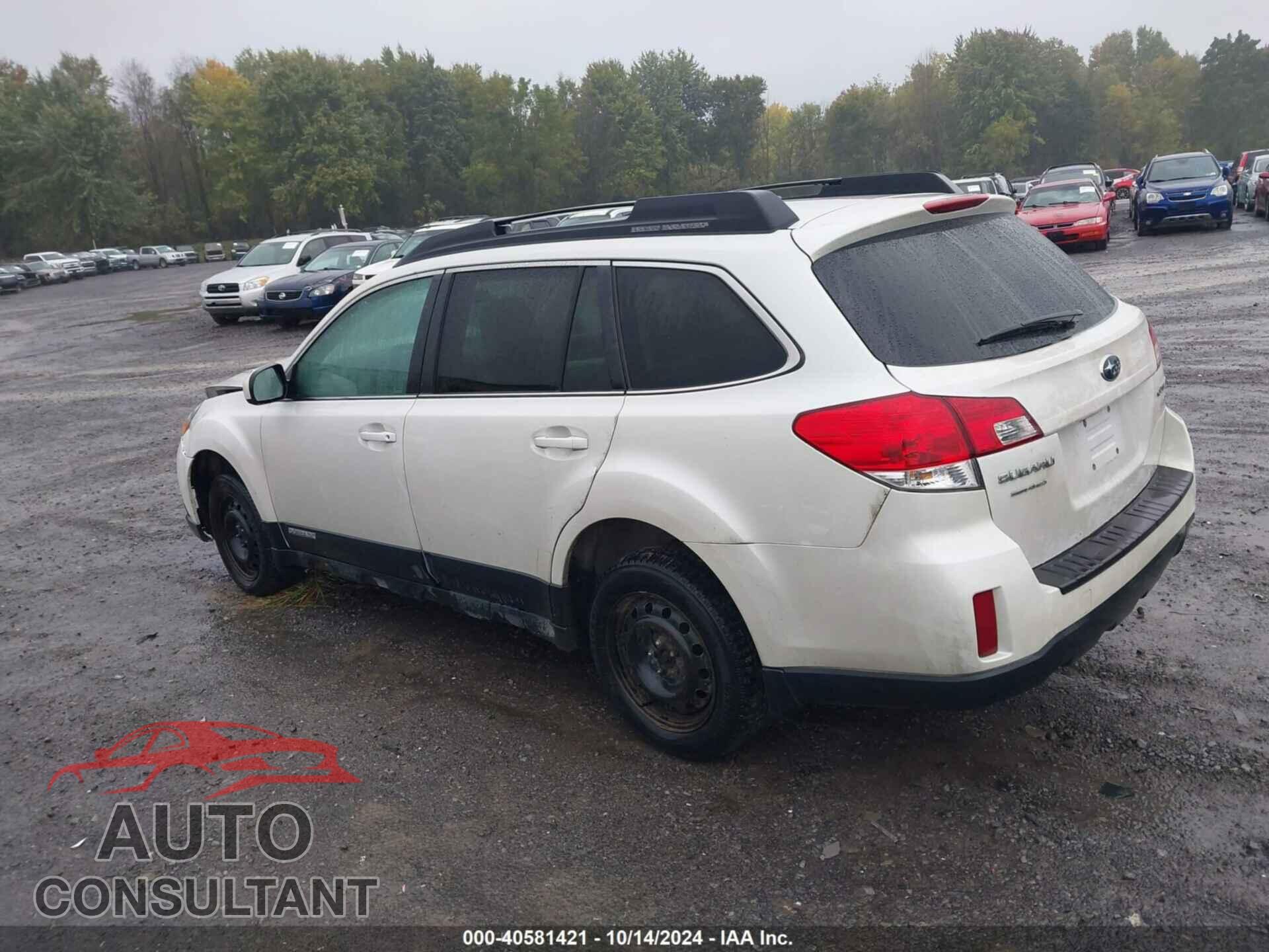 SUBARU OUTBACK 2012 - 4S4BRBCC7C1220567