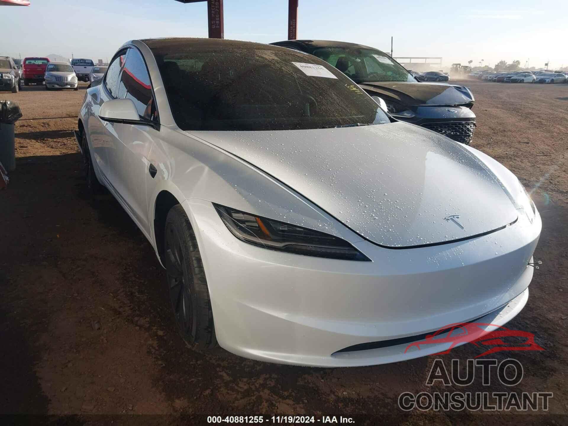 TESLA MODEL 3 2024 - 5YJ3E1EA0RF855902