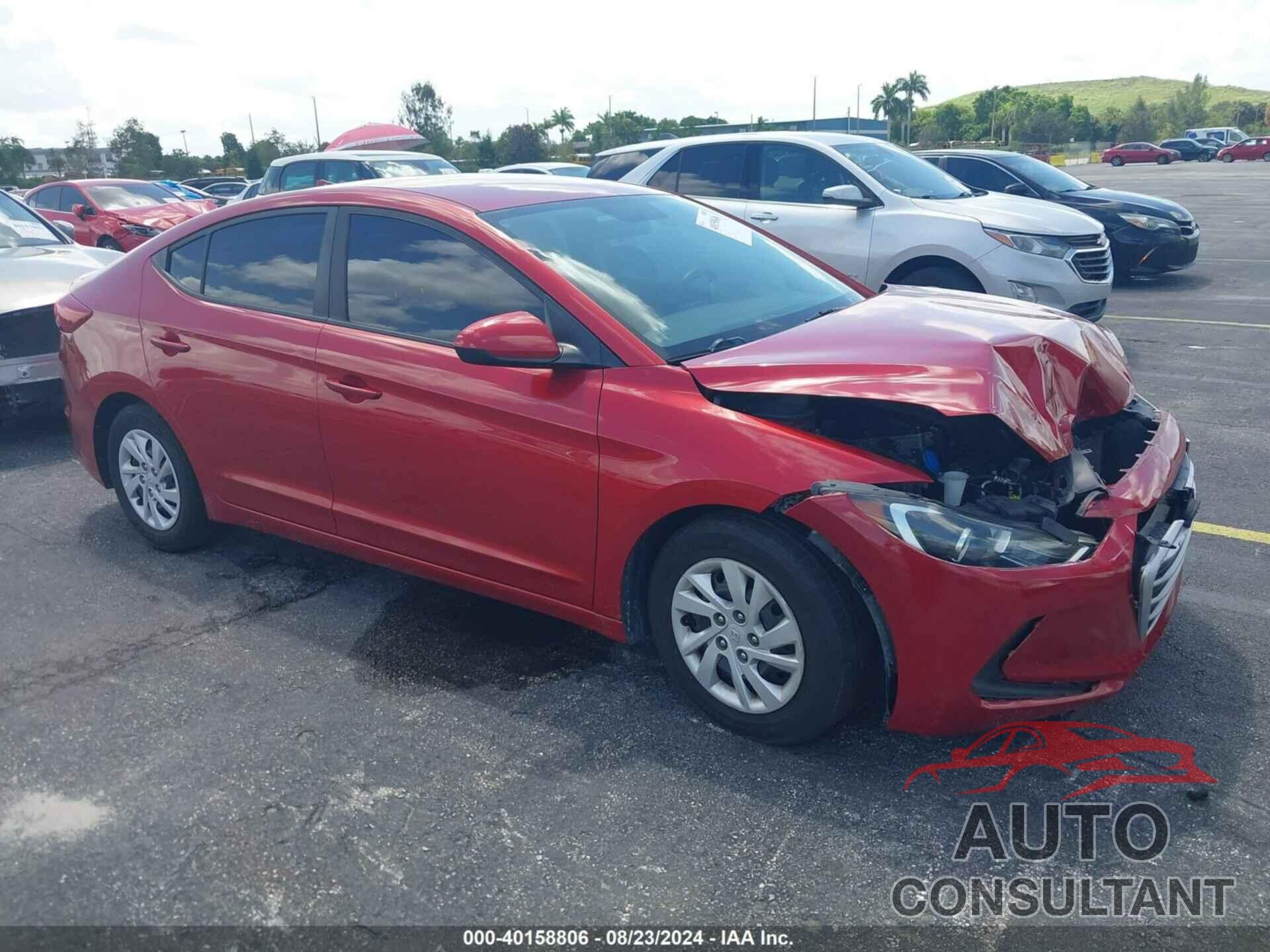 HYUNDAI ELANTRA 2017 - 5NPD74LF3HH206514