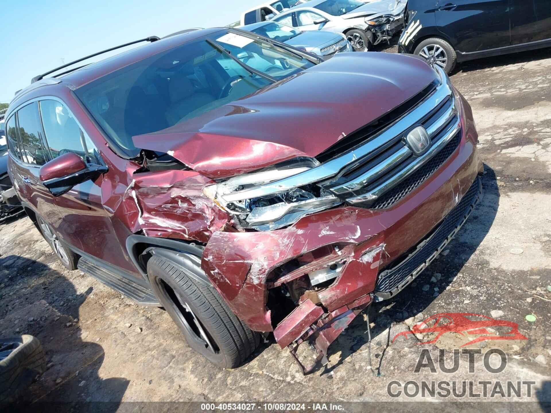 HONDA PILOT 2018 - 5FNYF6H9XJB047885