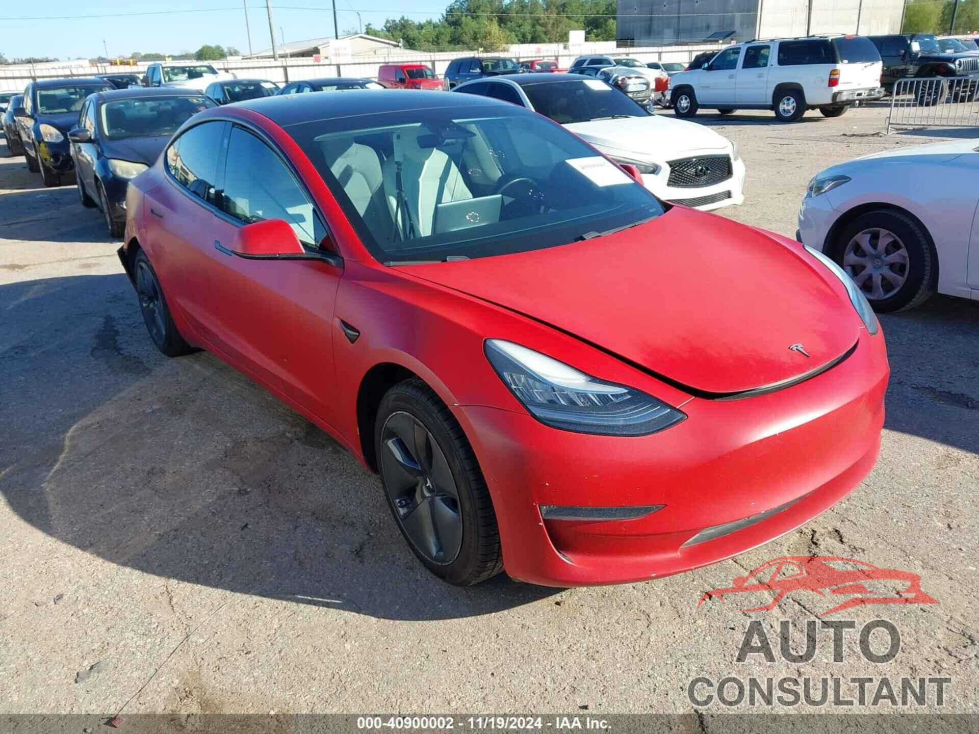 TESLA MODEL 3 2019 - 5YJ3E1EA9KF413156