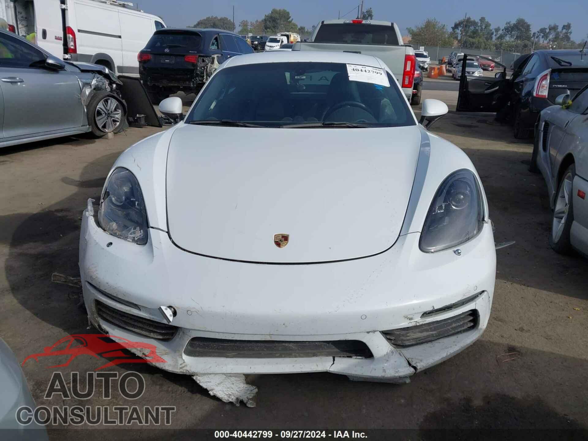 PORSCHE CAYMAN 2017 - WP0AA2A84HS270771