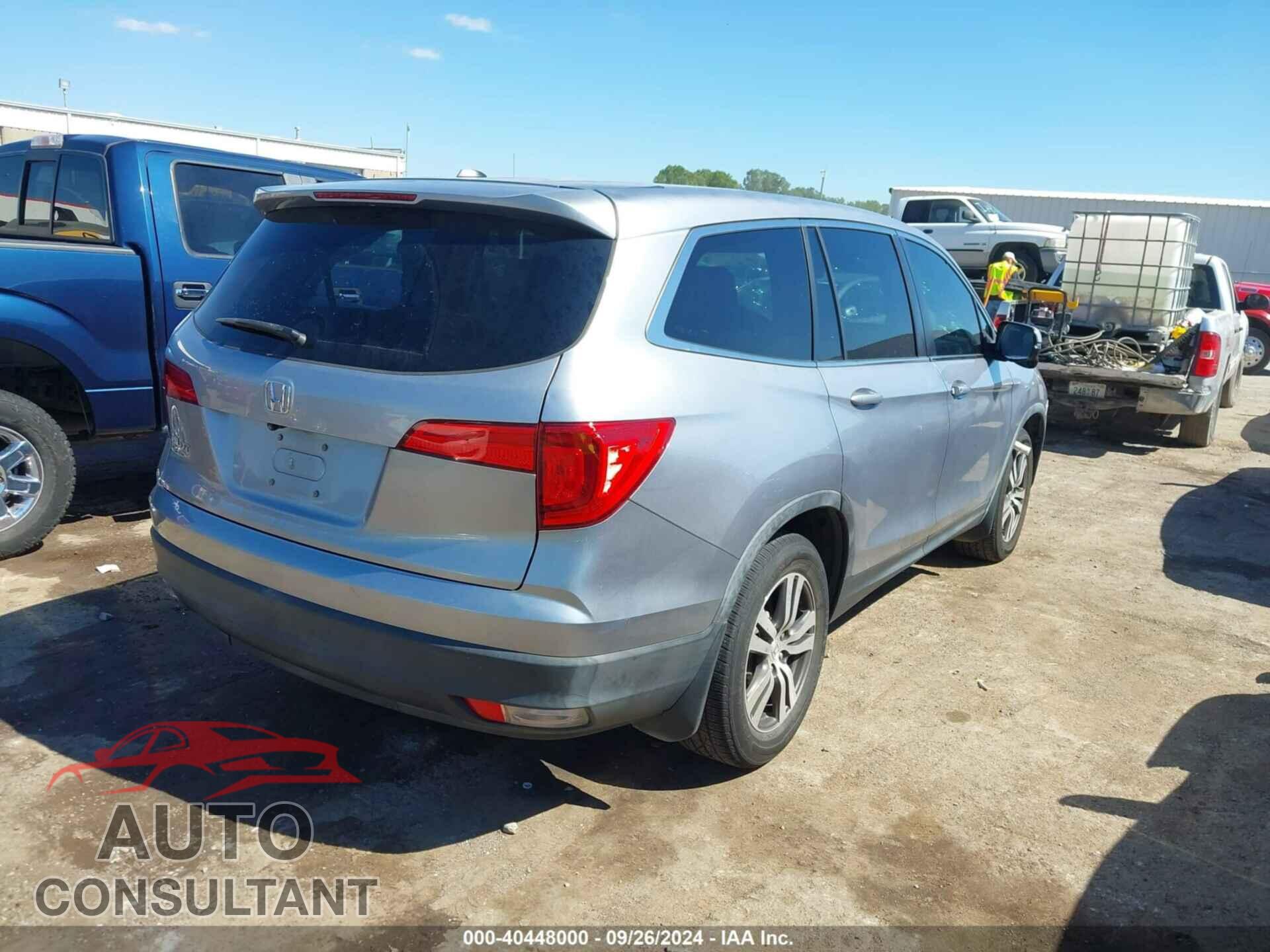 HONDA PILOT 2016 - 5FNYF5H66GB044538