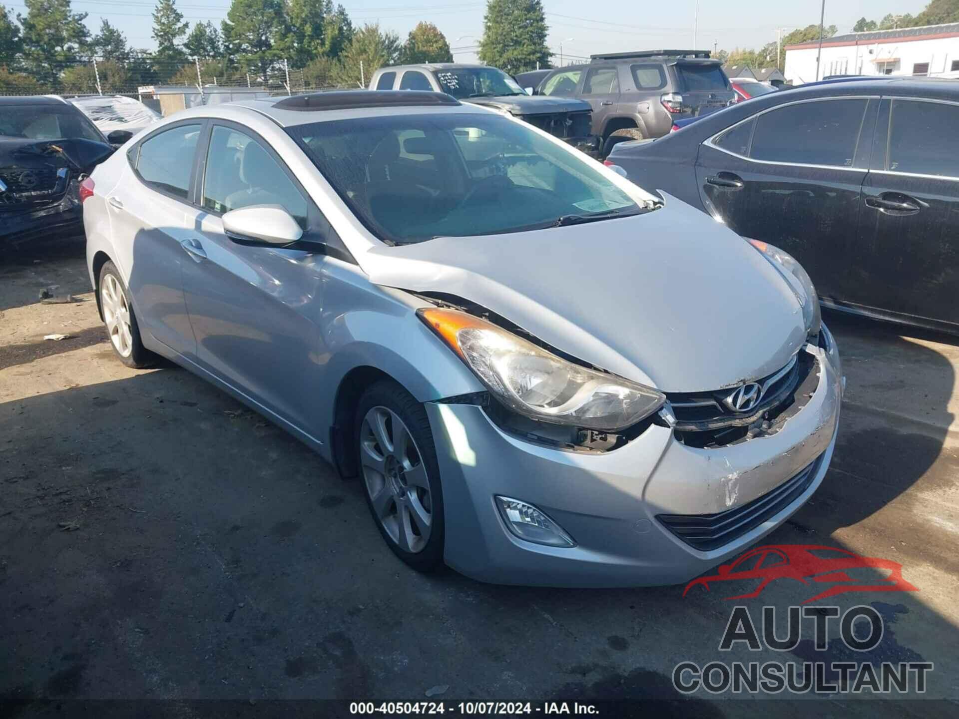 HYUNDAI ELANTRA 2013 - KMHDH4AE9DU022438