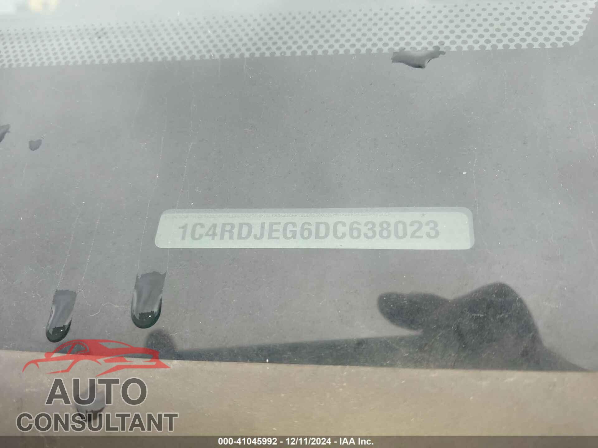 DODGE DURANGO 2013 - 1C4RDJEG6DC638023