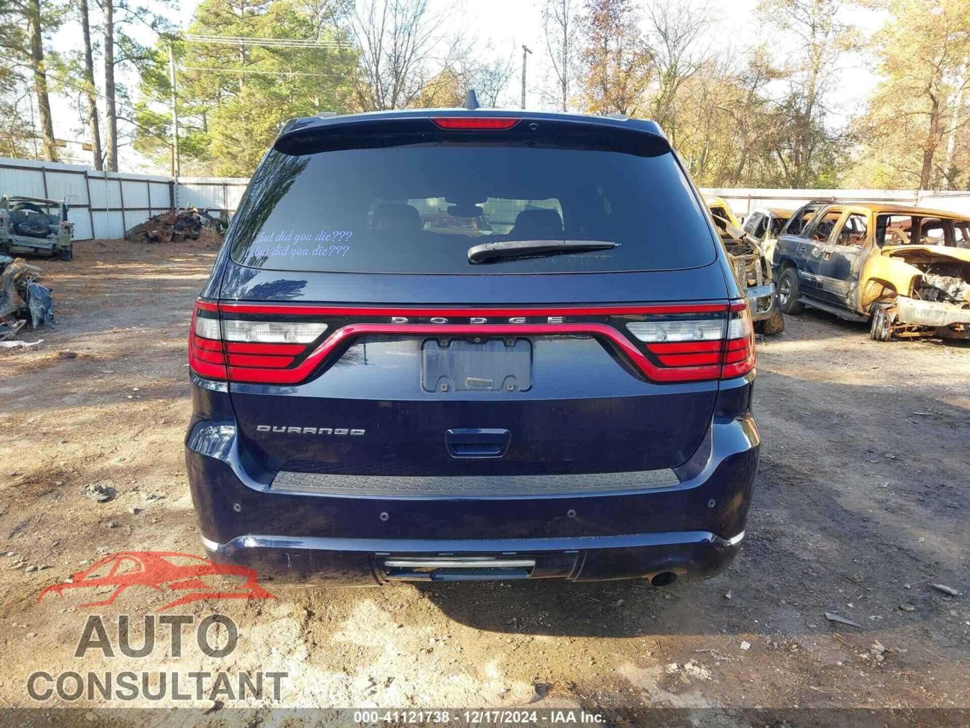 DODGE DURANGO 2017 - 1C4RDHAGXHC898364