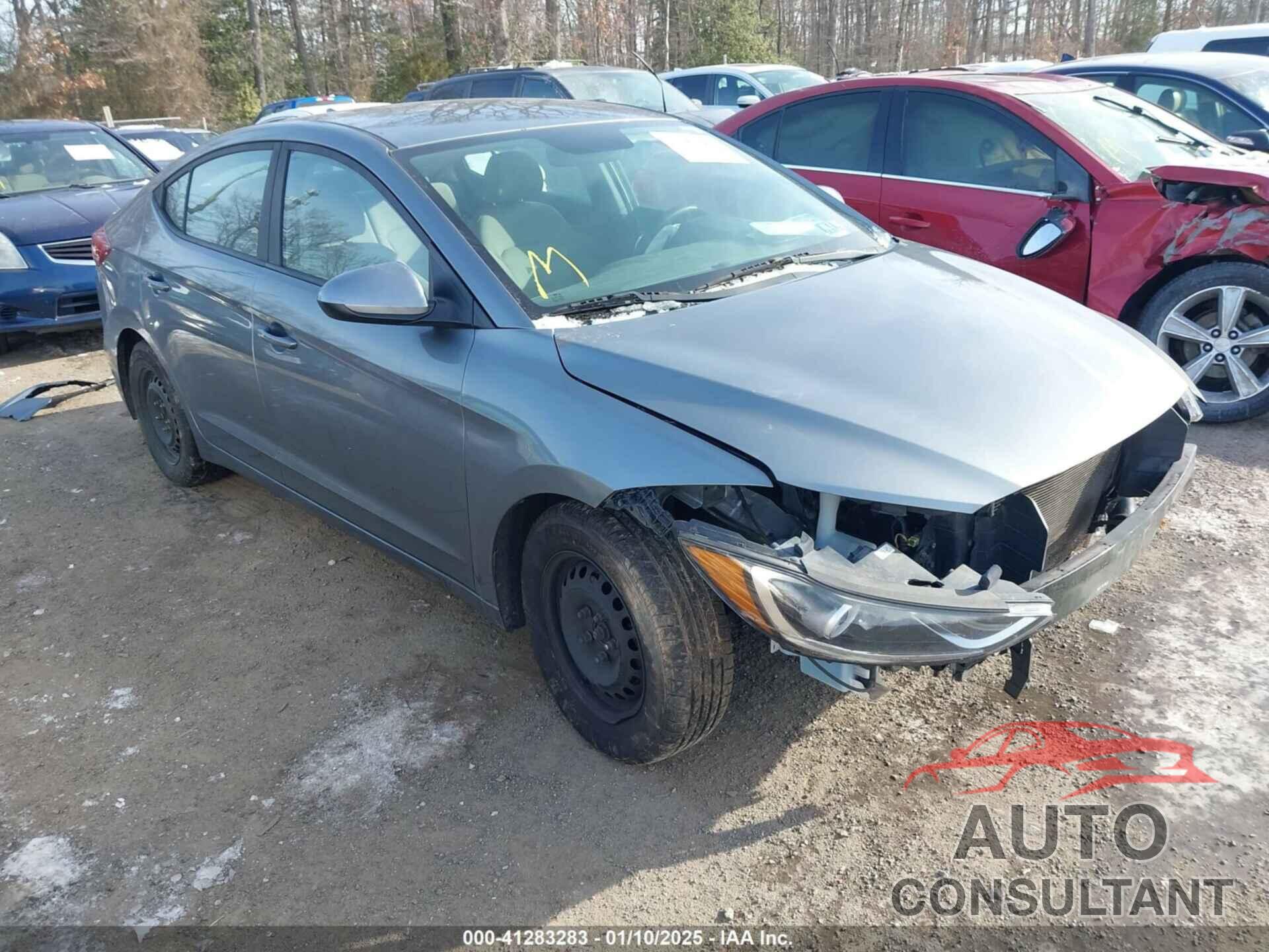 HYUNDAI ELANTRA 2017 - KMHD74LF0HU369073