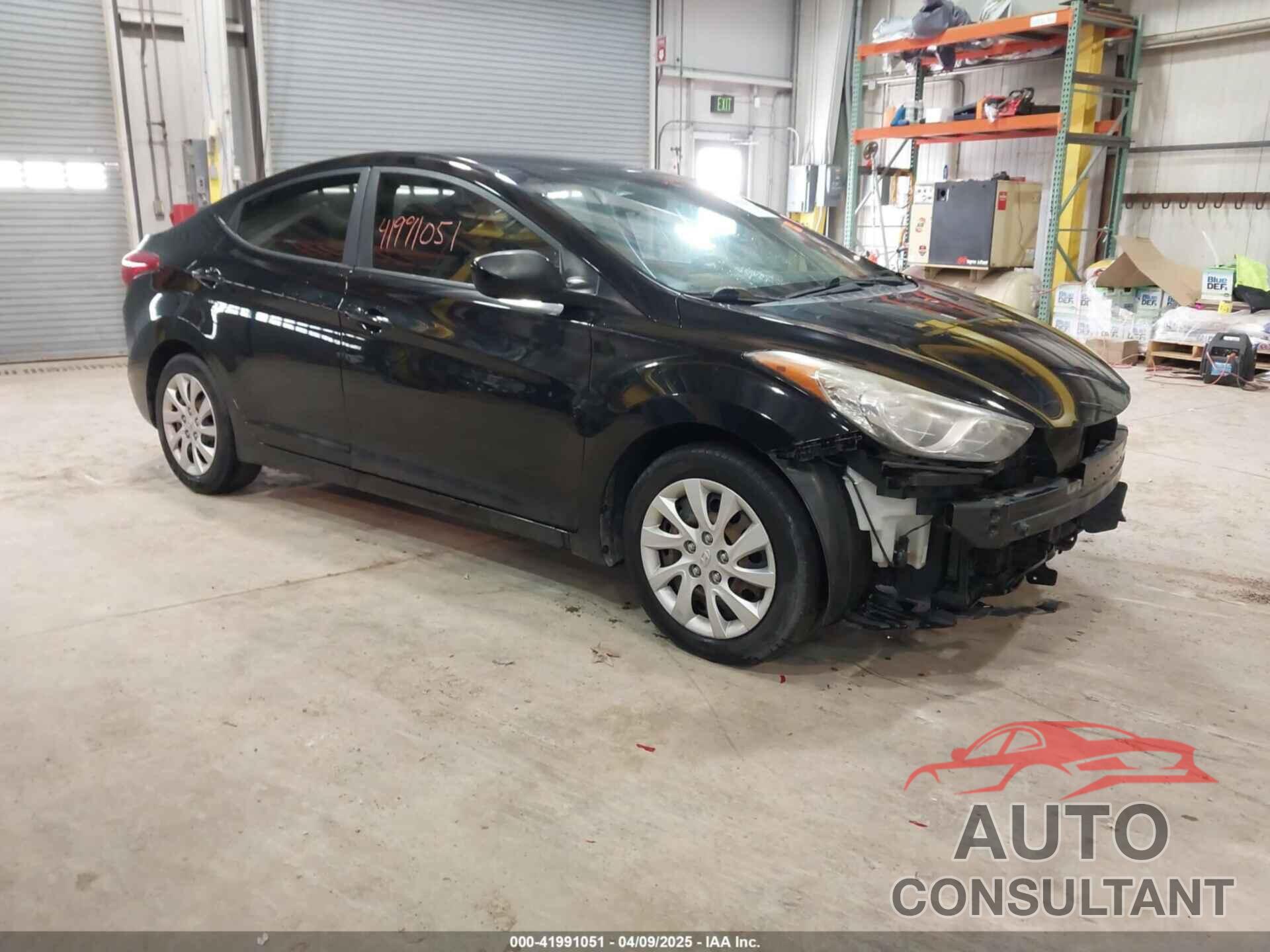 HYUNDAI ELANTRA 2012 - 5NPDH4AE9CH150045